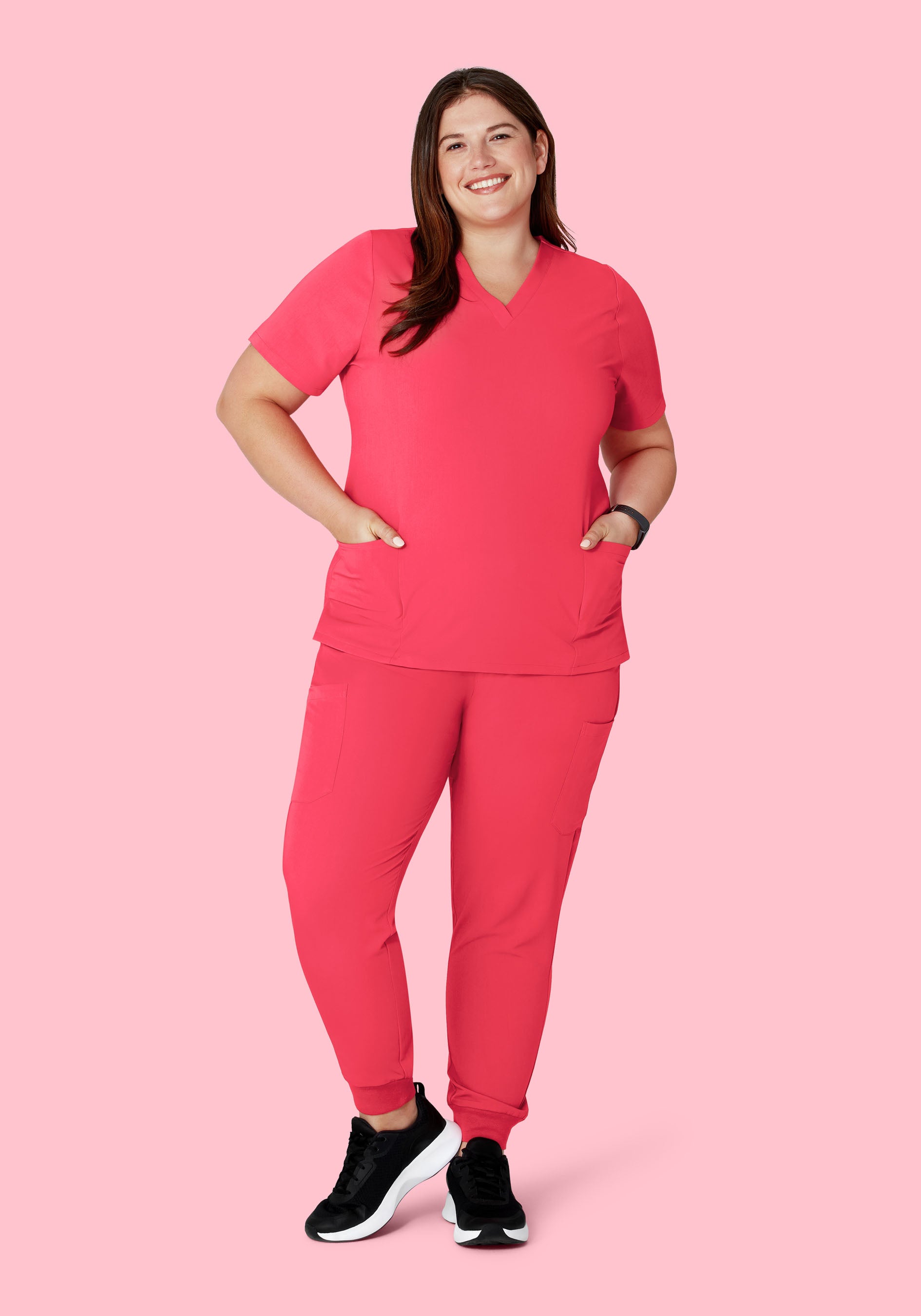 9 Pocket Joggers Paradise Pink