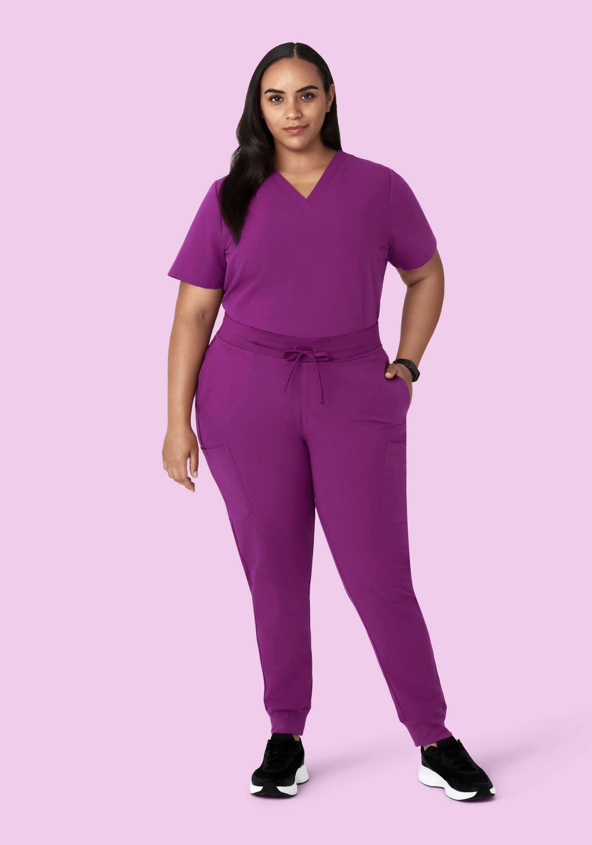 9 Pocket Joggers Dark Orchid