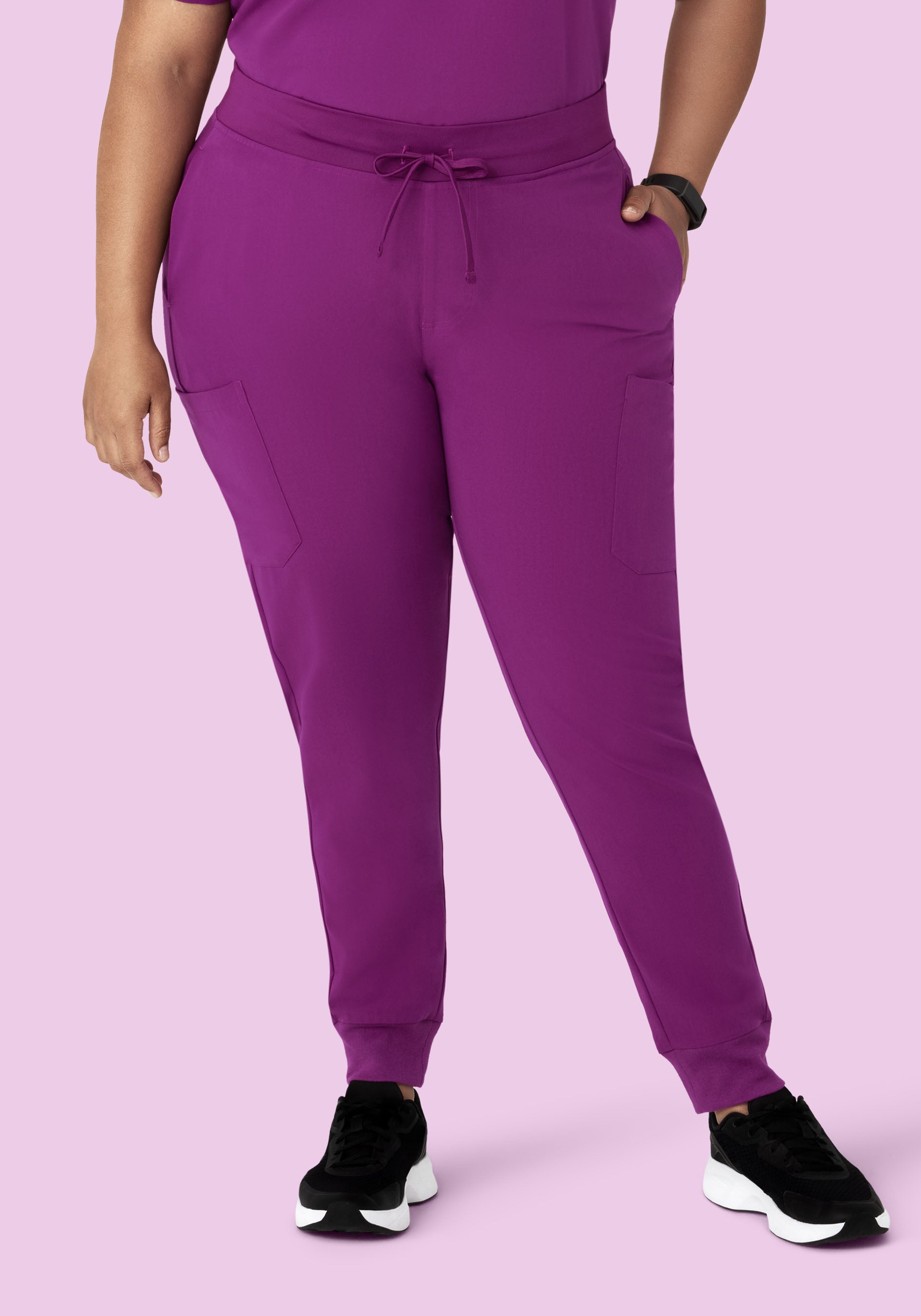 9 Pocket Joggers Dark Orchid