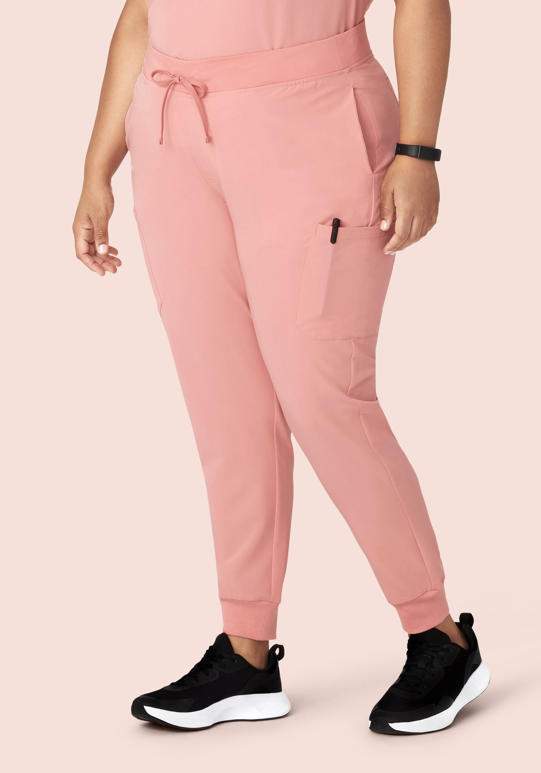 9 Pocket Joggers Dusty Pink