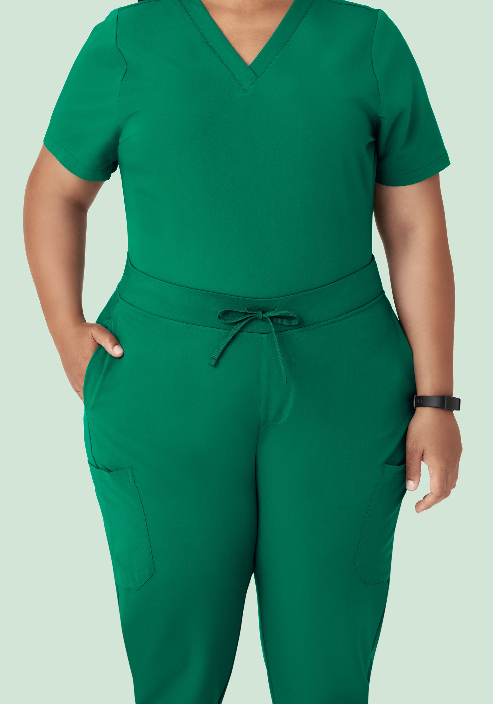 9 Pocket Joggers Envy Green