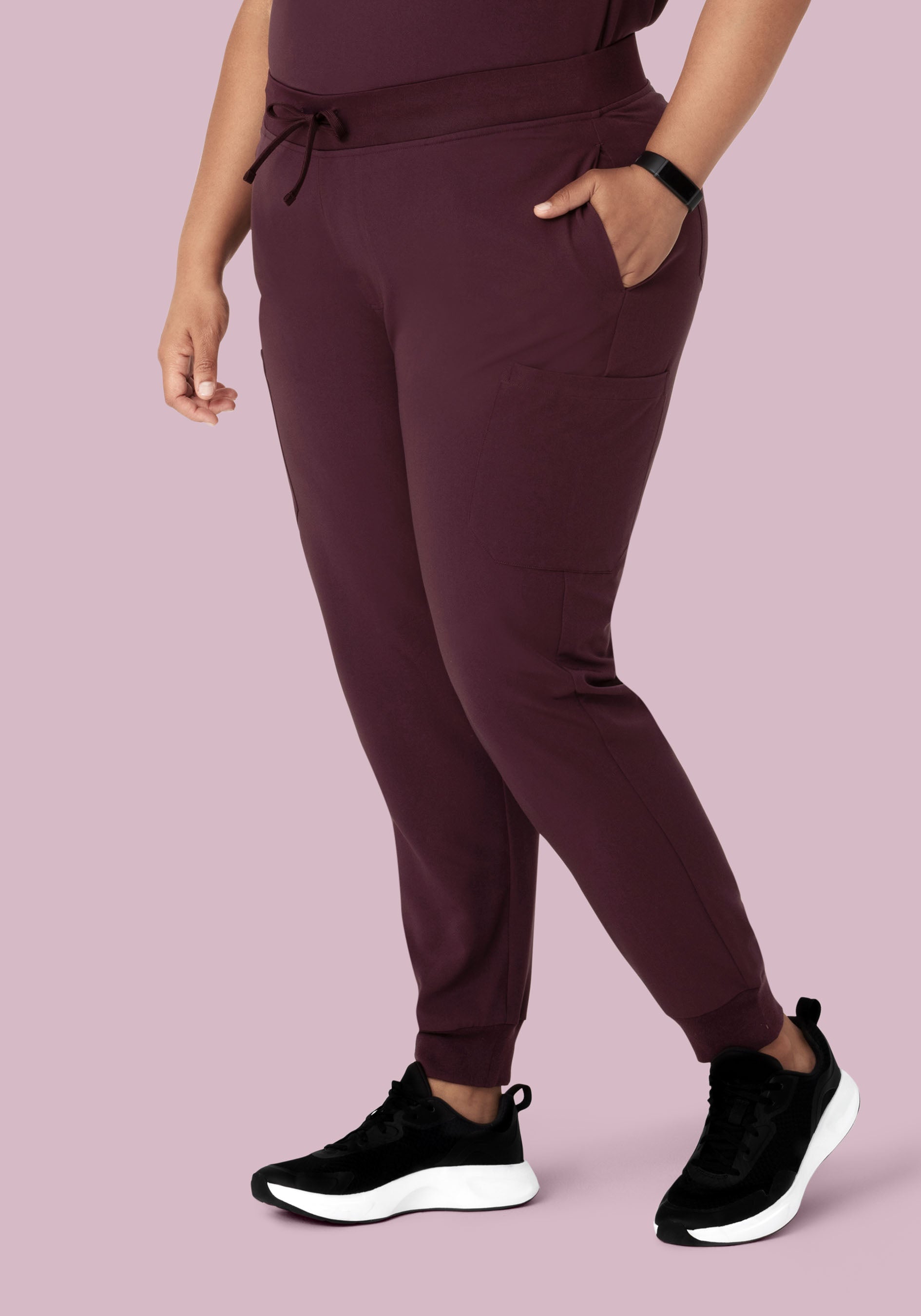 9 Pocket Joggers Merlot