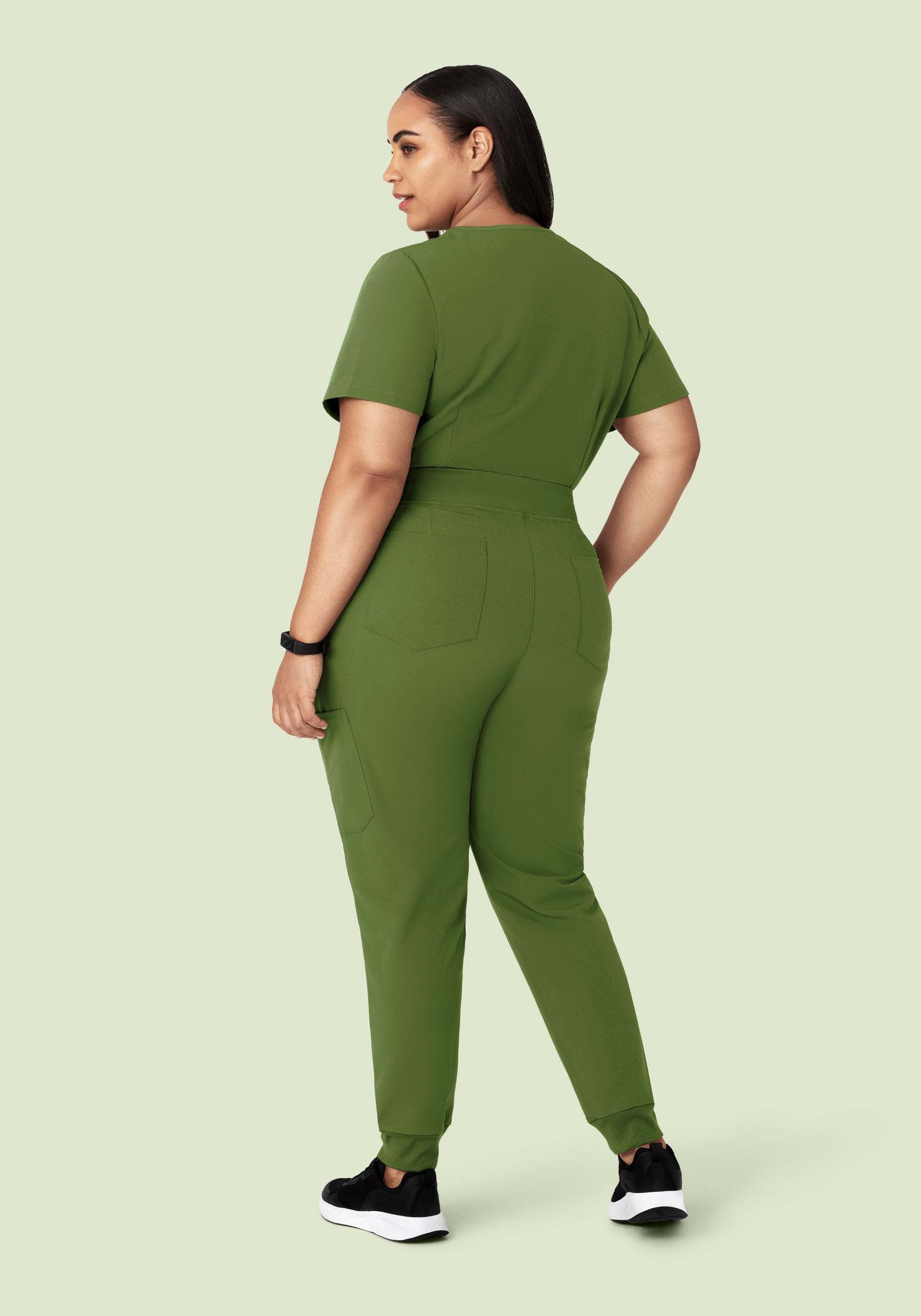 9 Pocket Joggers Moss