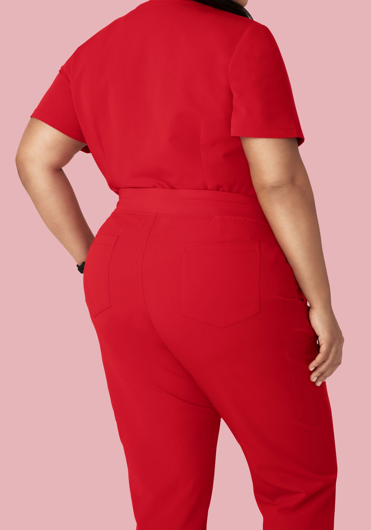 9 Pocket Joggers Poppy Red