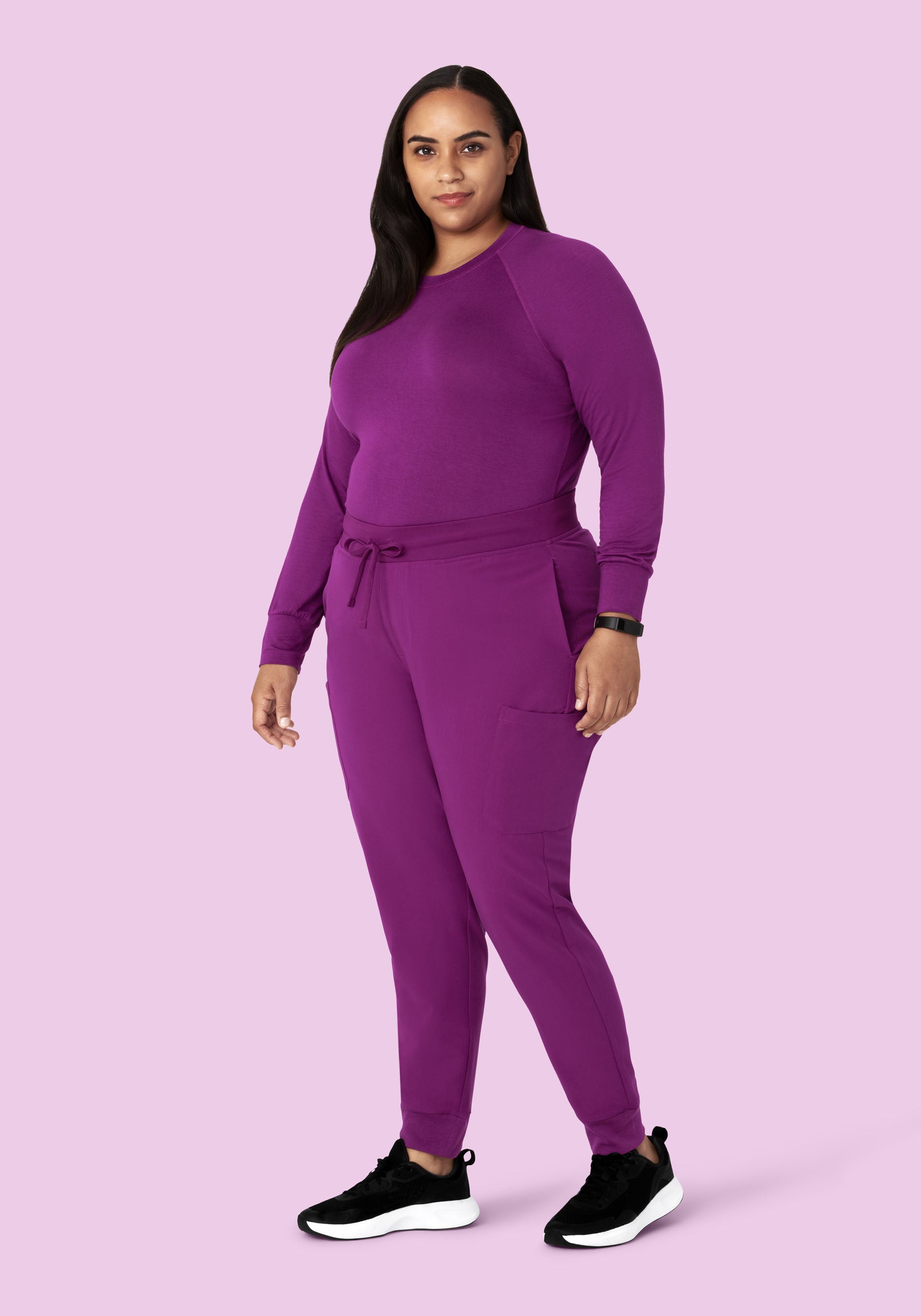 9 Pocket Joggers Dark Orchid