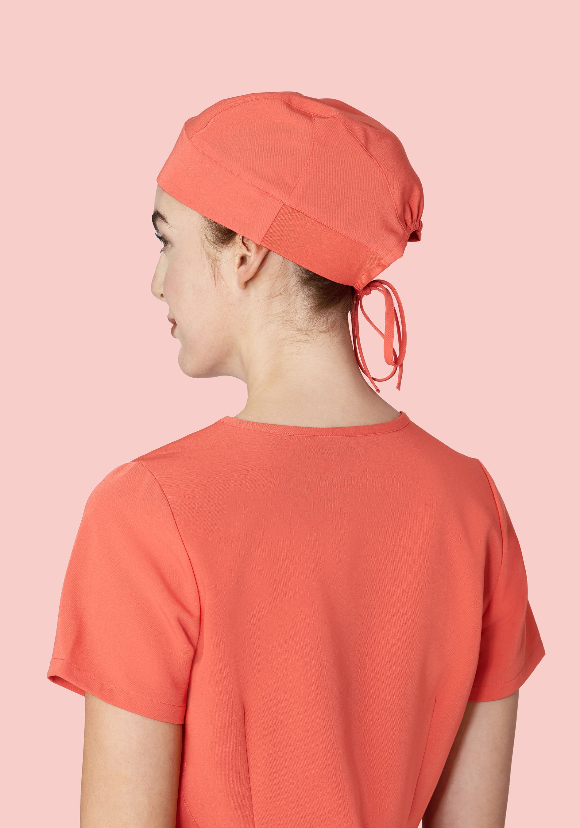 Contemporary Scrub Cap Coral