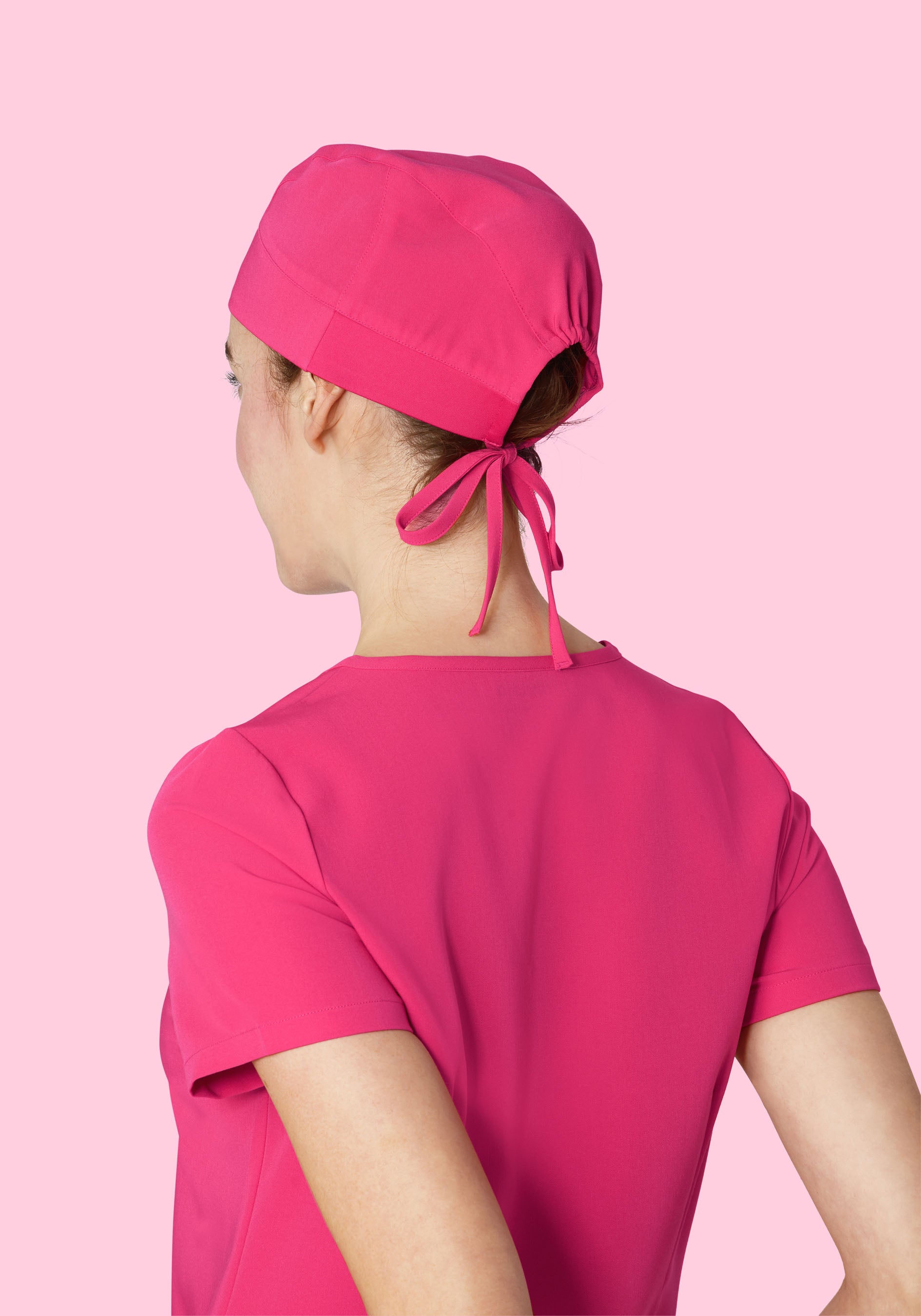 Contemporary Scrub Cap Hot Pink