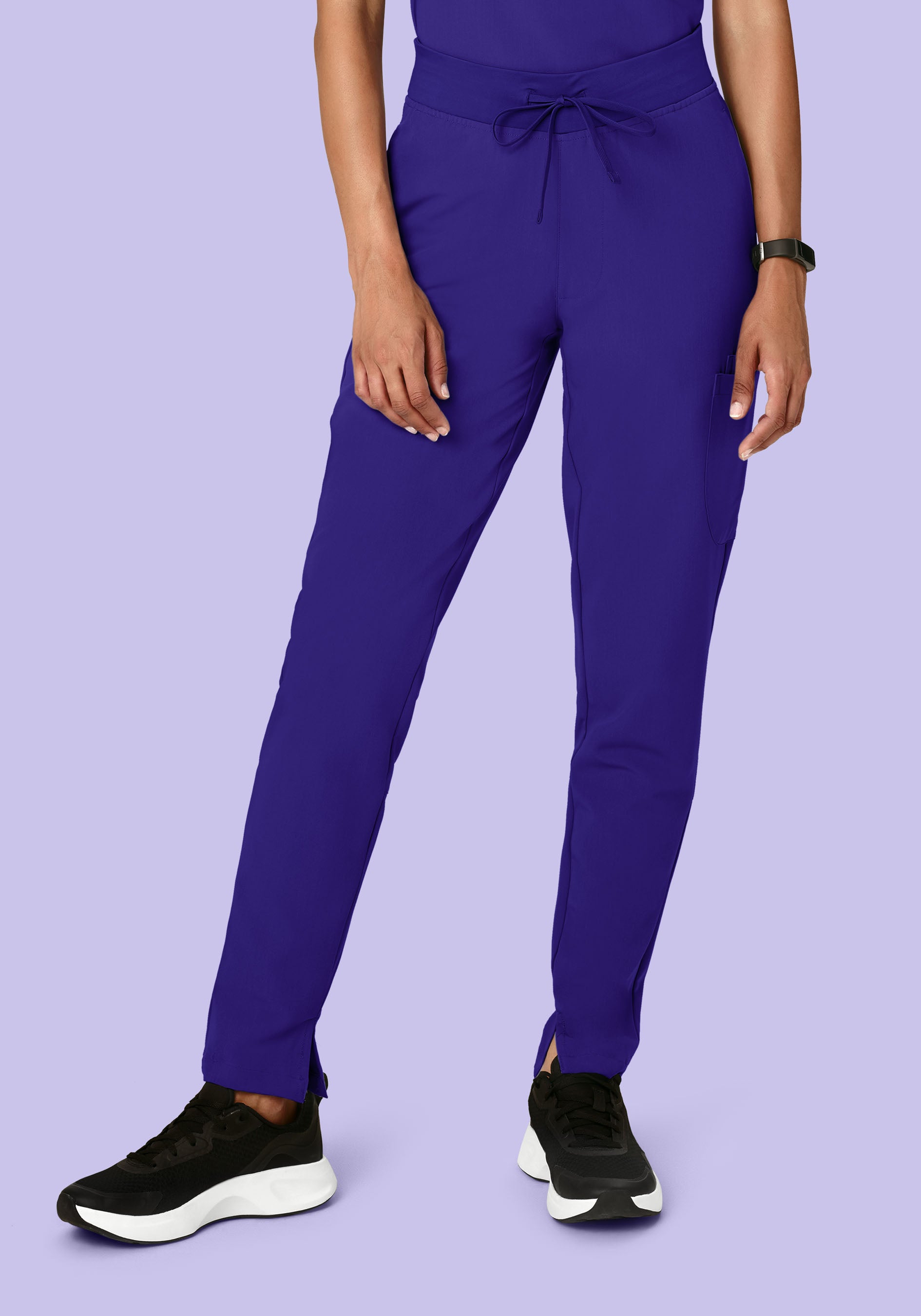 6 Pocket Slim Pants True Grape