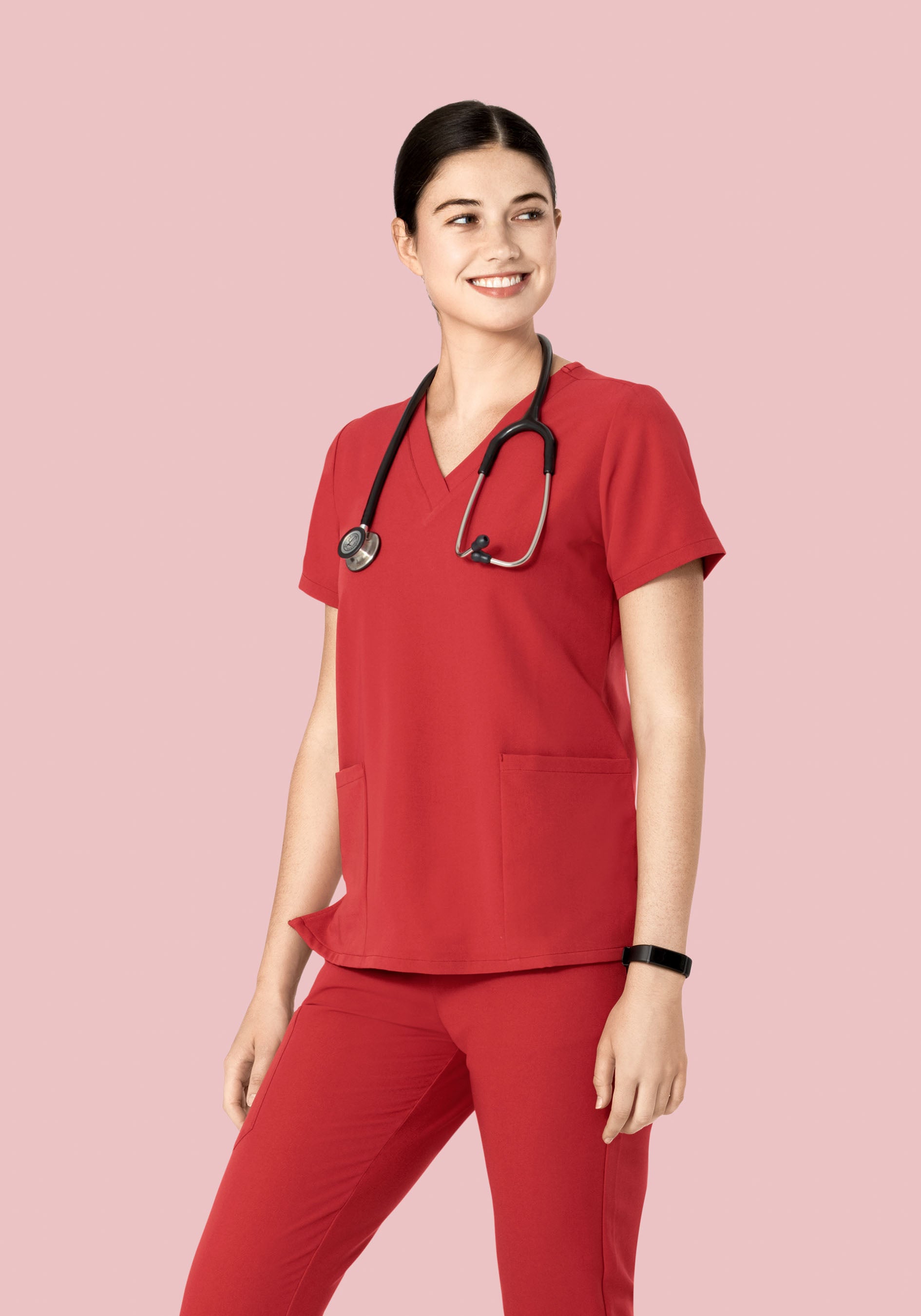 6 Pocket Top Cranberry