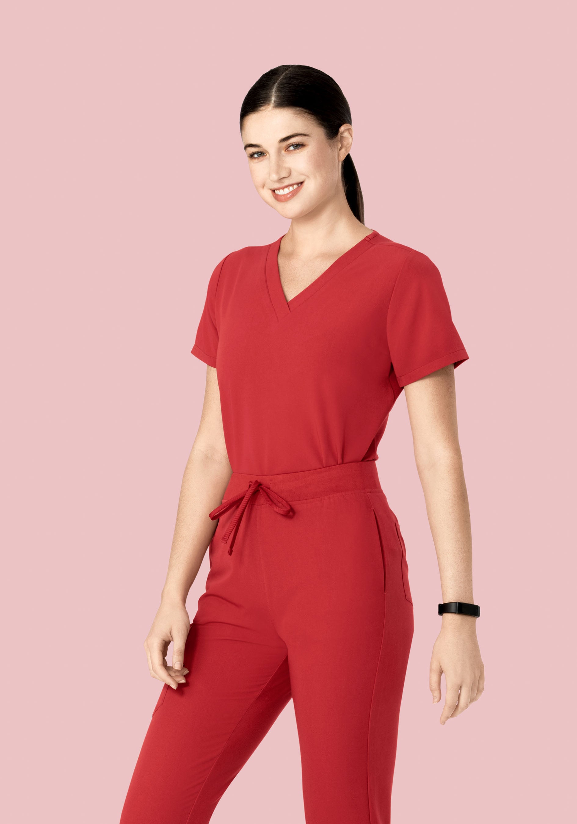 6 Pocket Top Cranberry