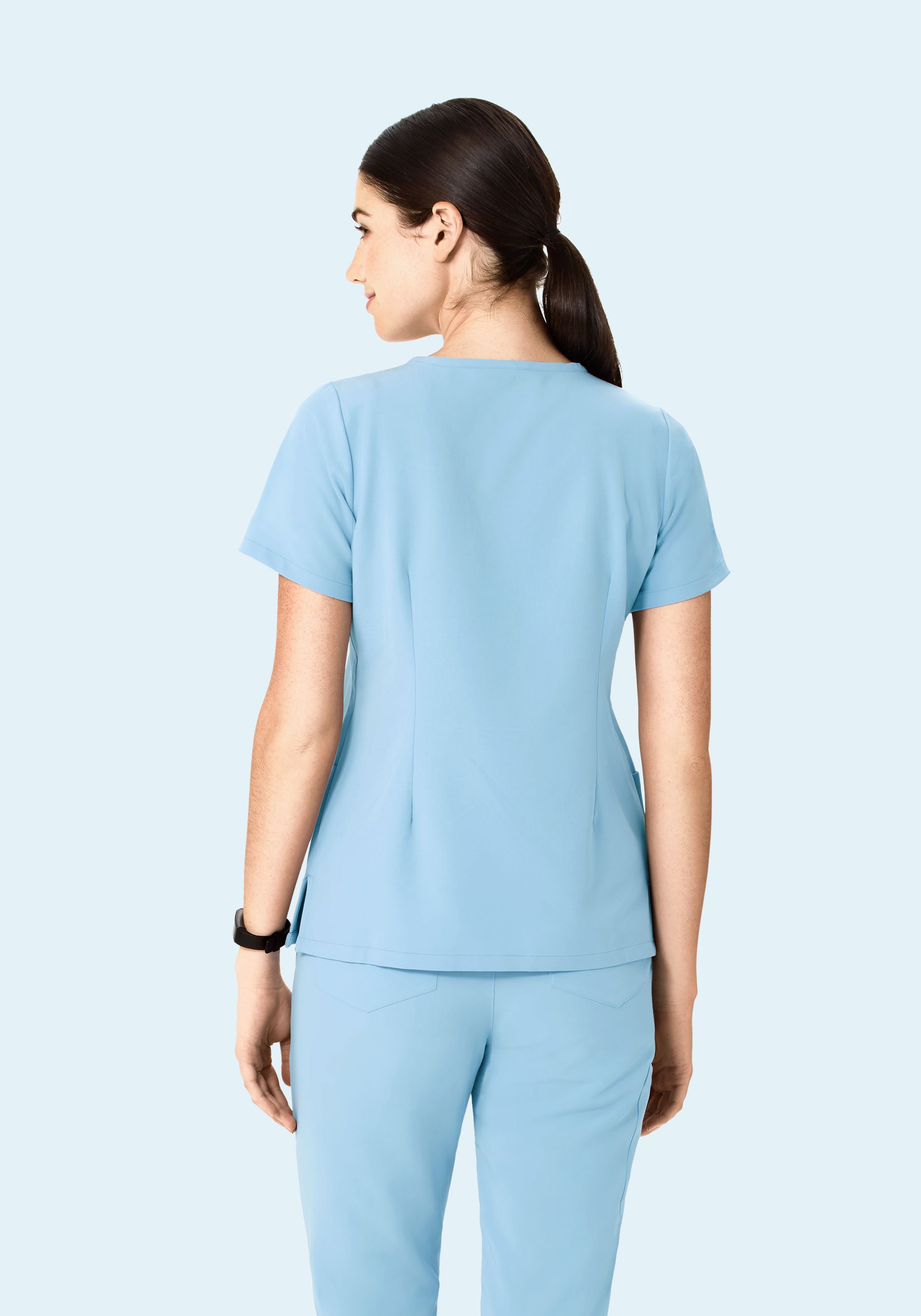 6 Pocket Top Nordic Blue