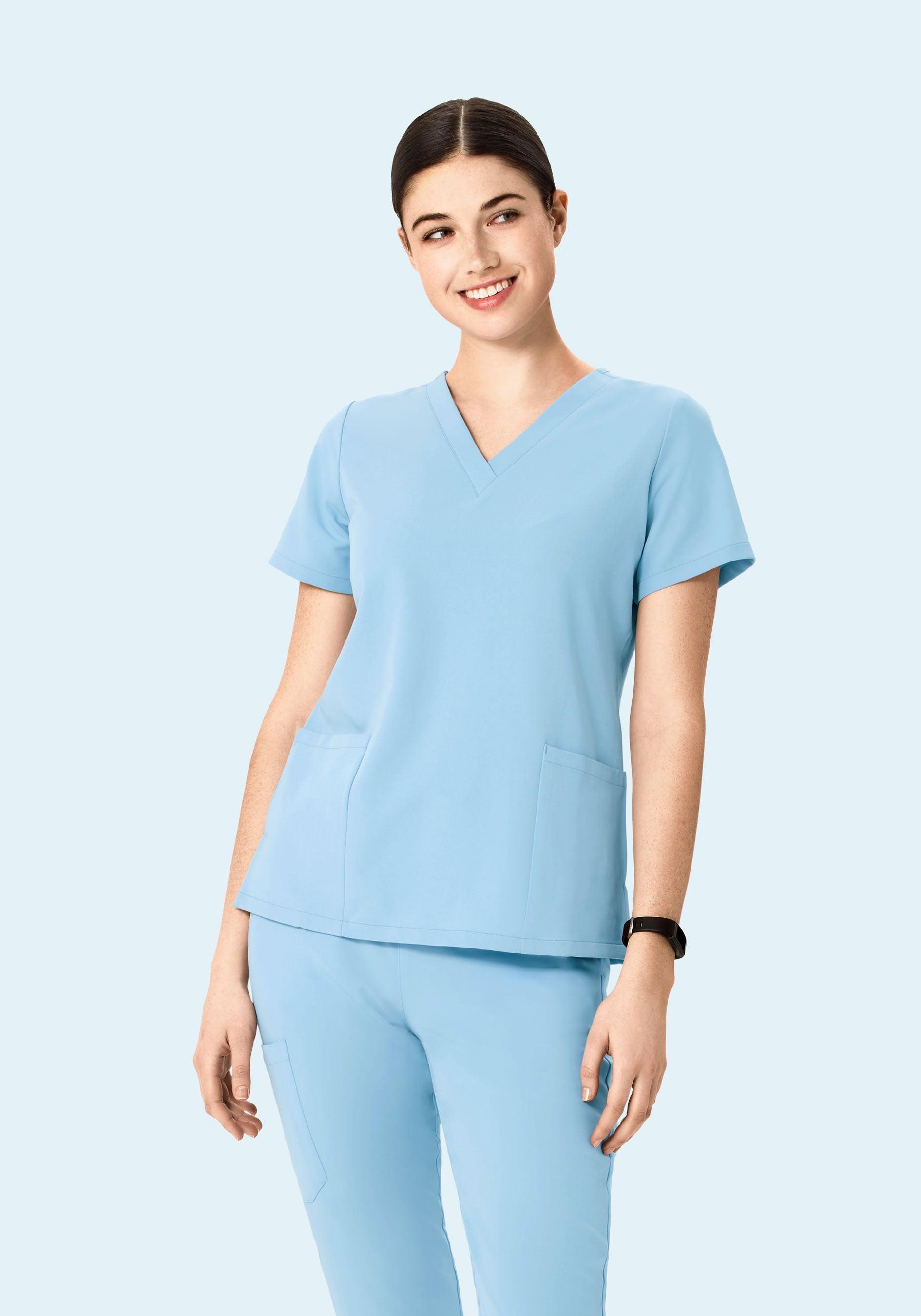 6 Pocket Top Nordic Blue