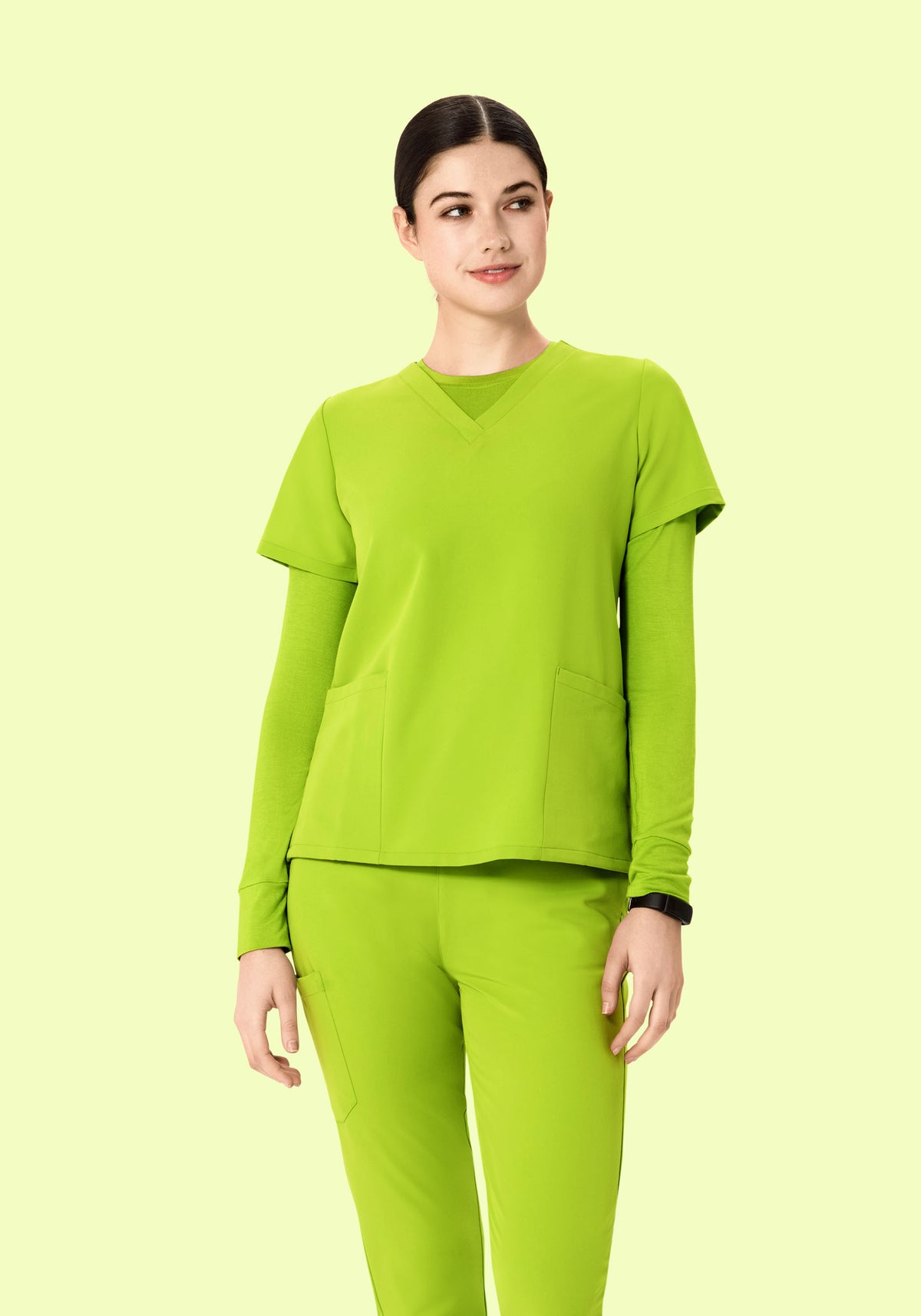 Women's Underscrubs Apple Green