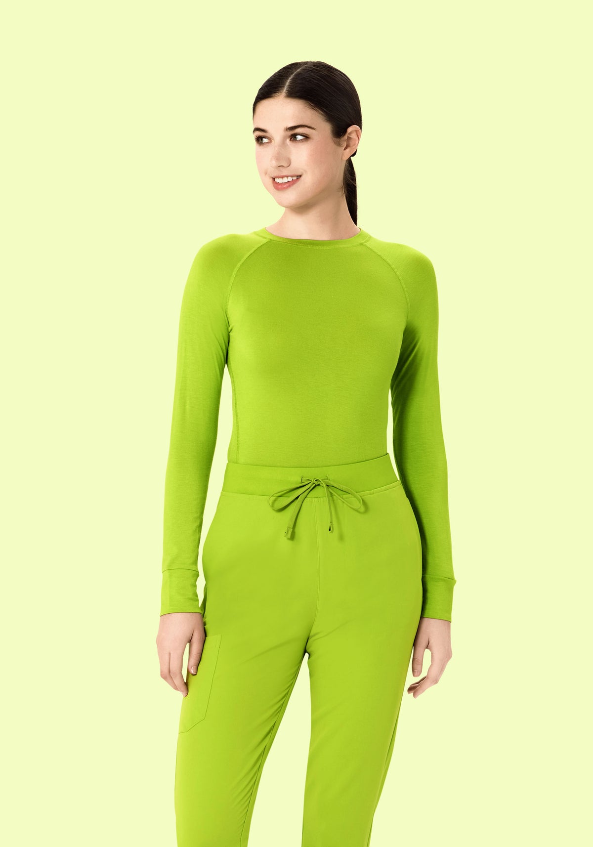 Women's Underscrubs Apple Green