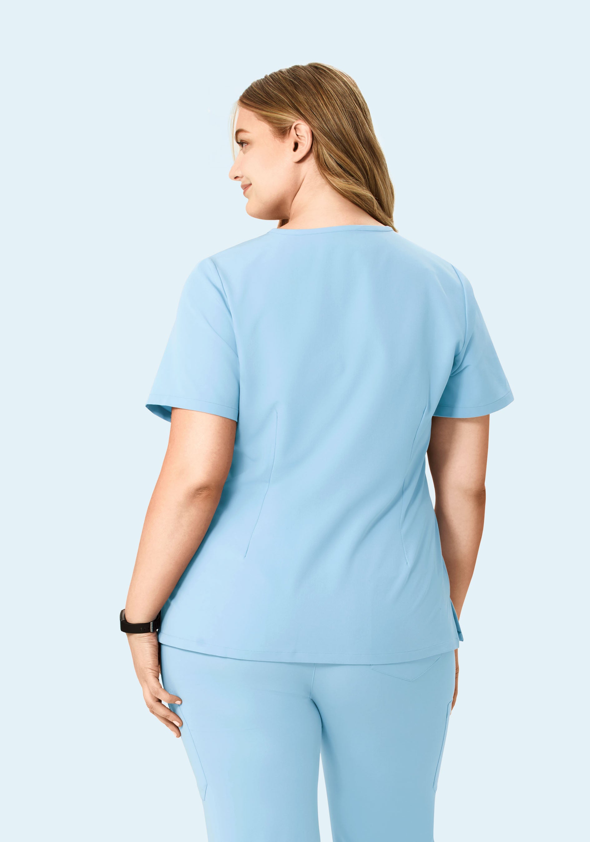 6 Pocket Top Nordic Blue