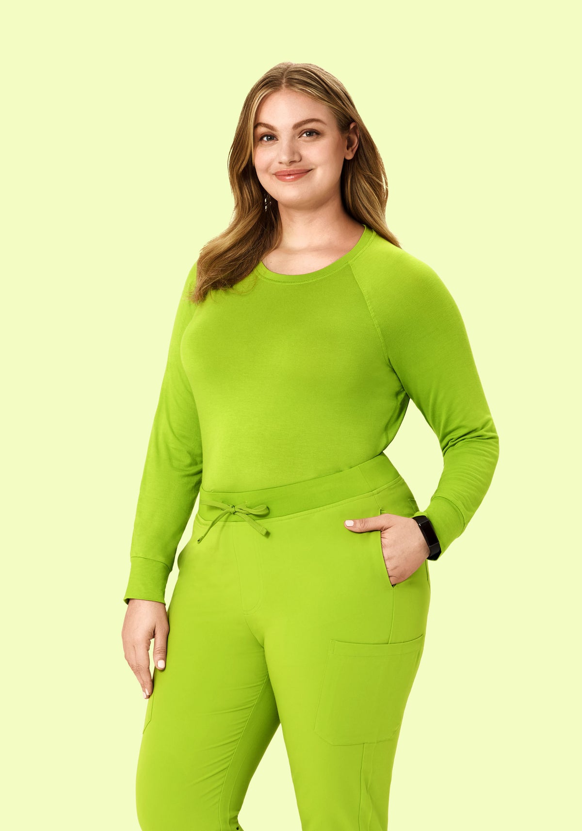 Women's Underscrubs Apple Green