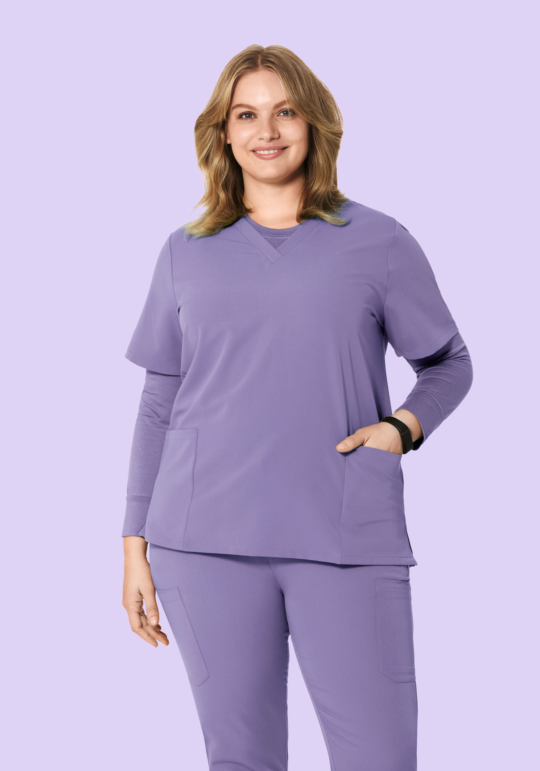 Women's Underscrubs Hyacinth