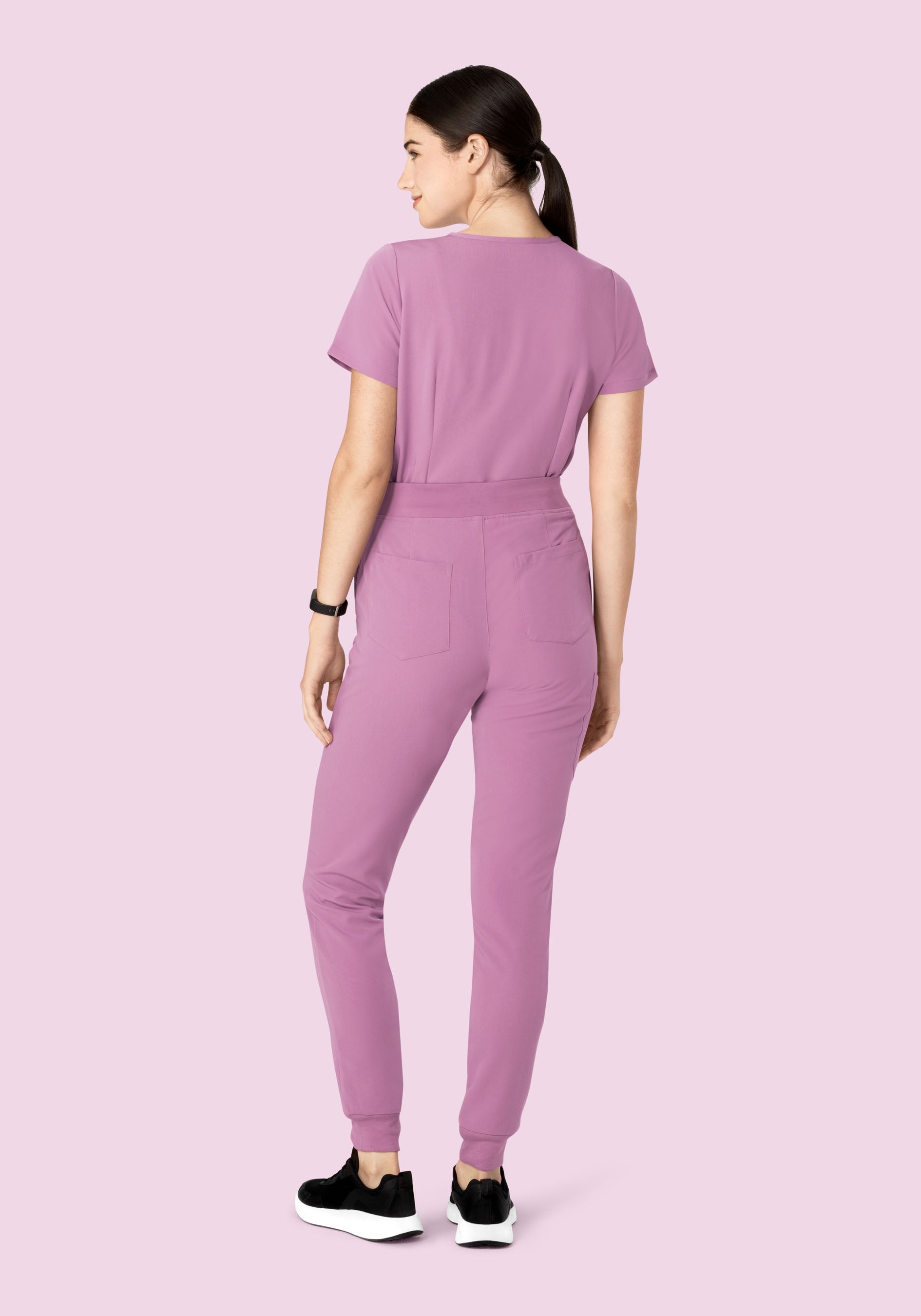 High Waisted Joggers Lilac