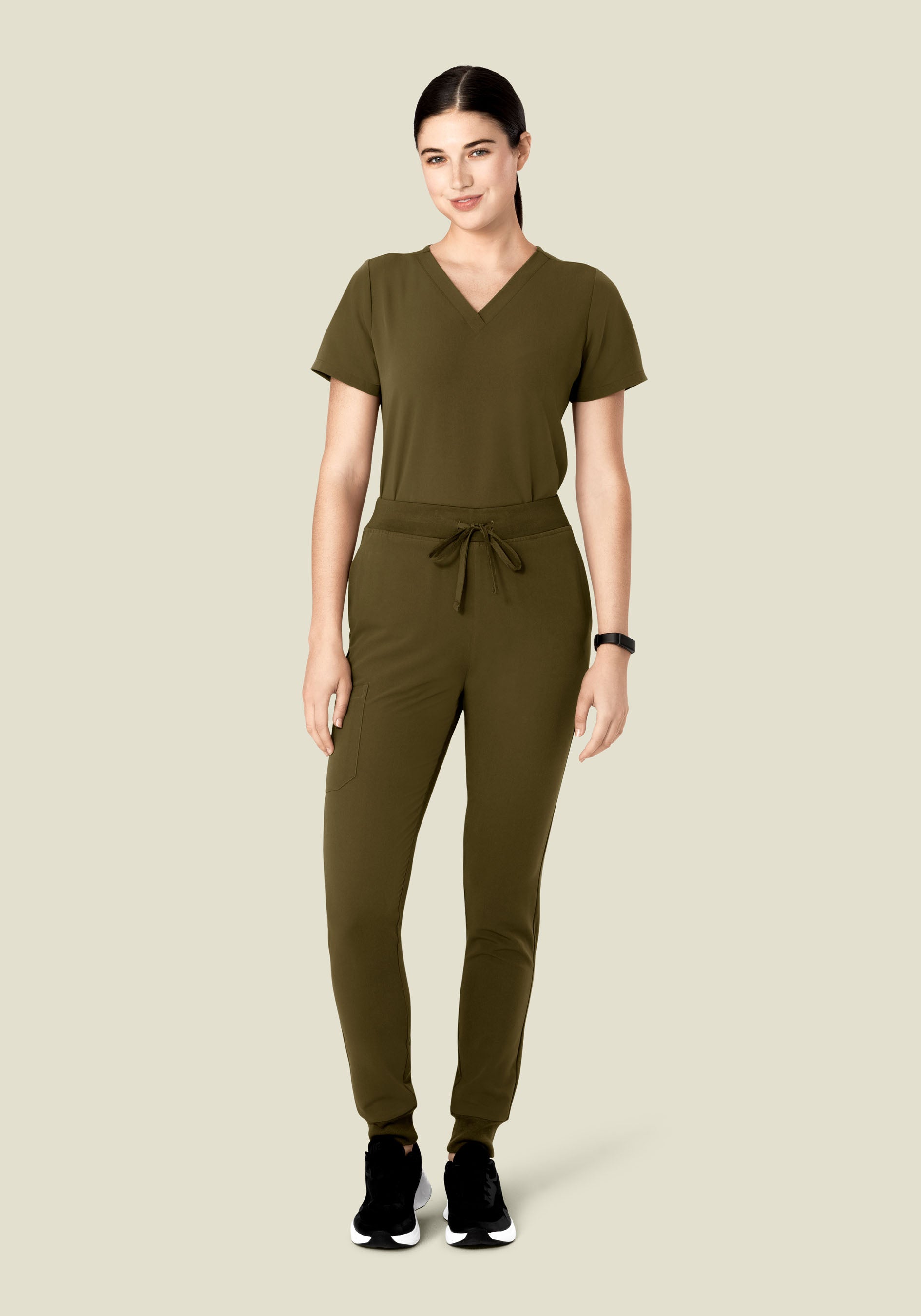 High Waisted Joggers Manzanilla