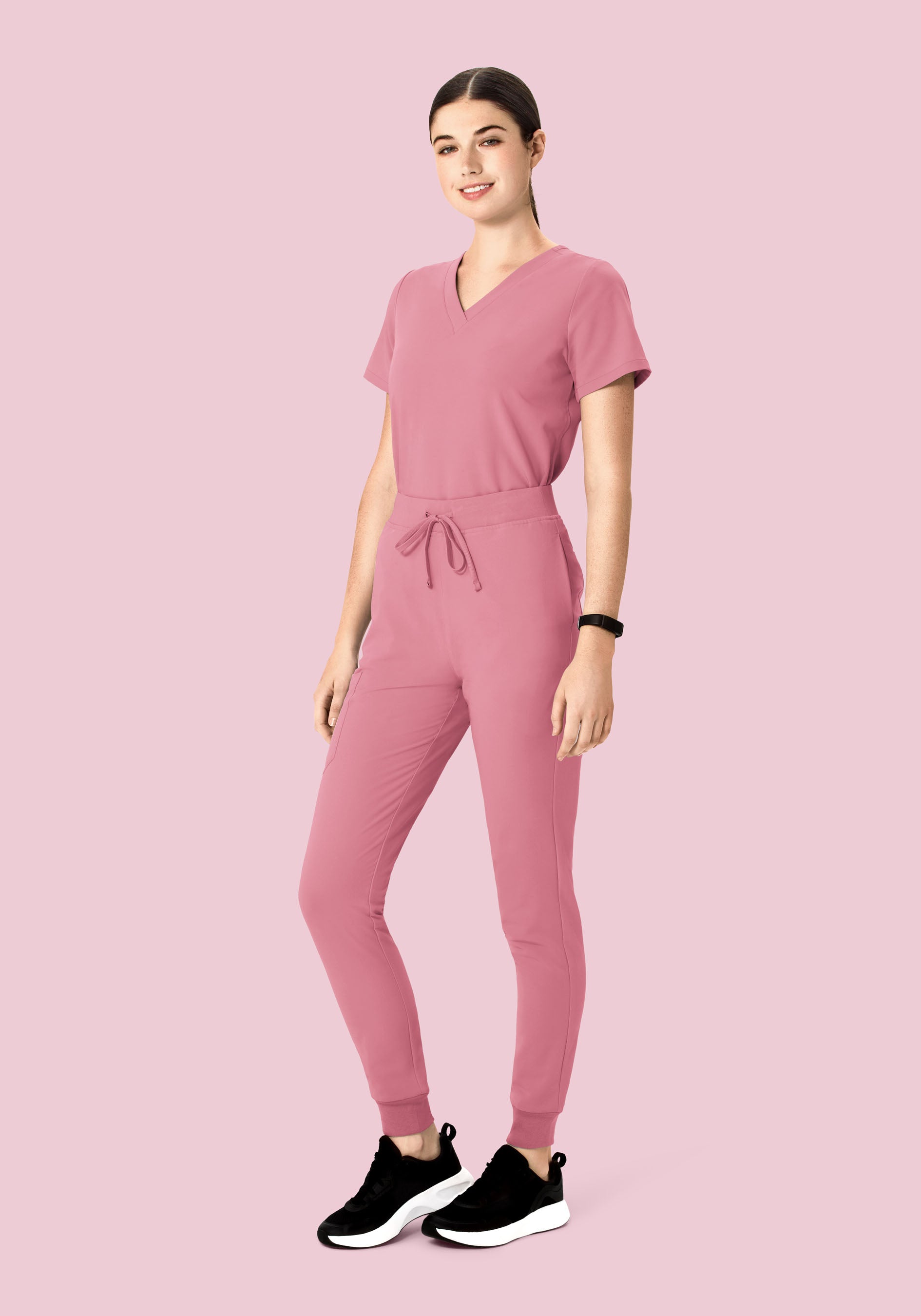 High Waisted Joggers Rosé