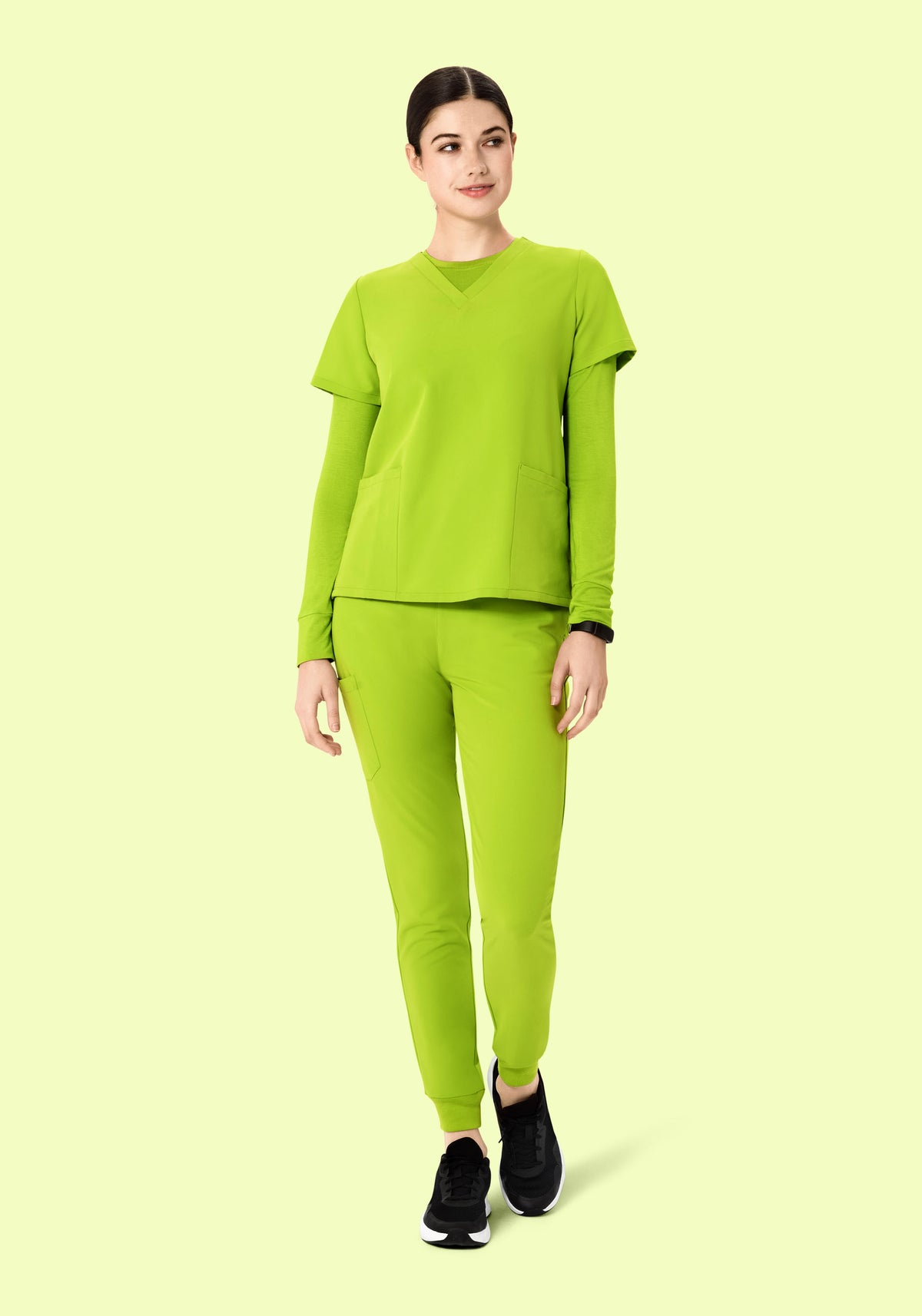 Women's Underscrubs Apple Green