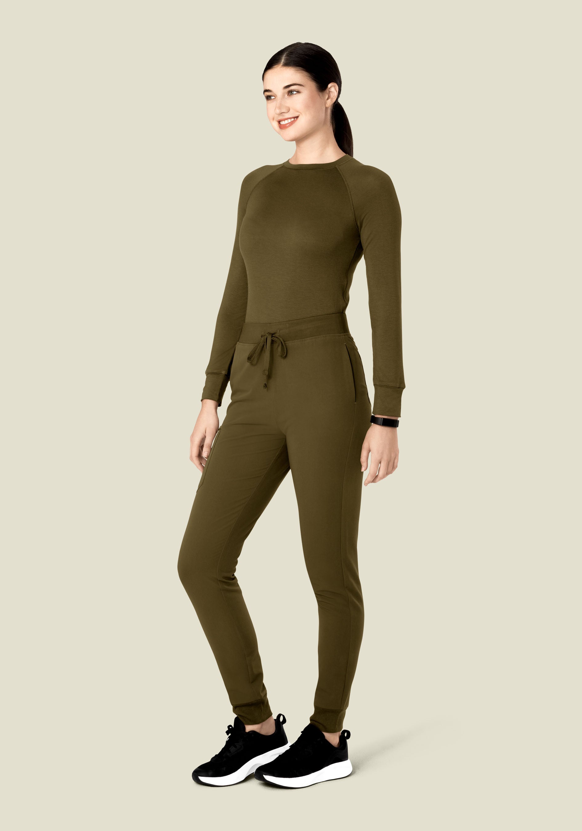 High Waisted Joggers Manzanilla