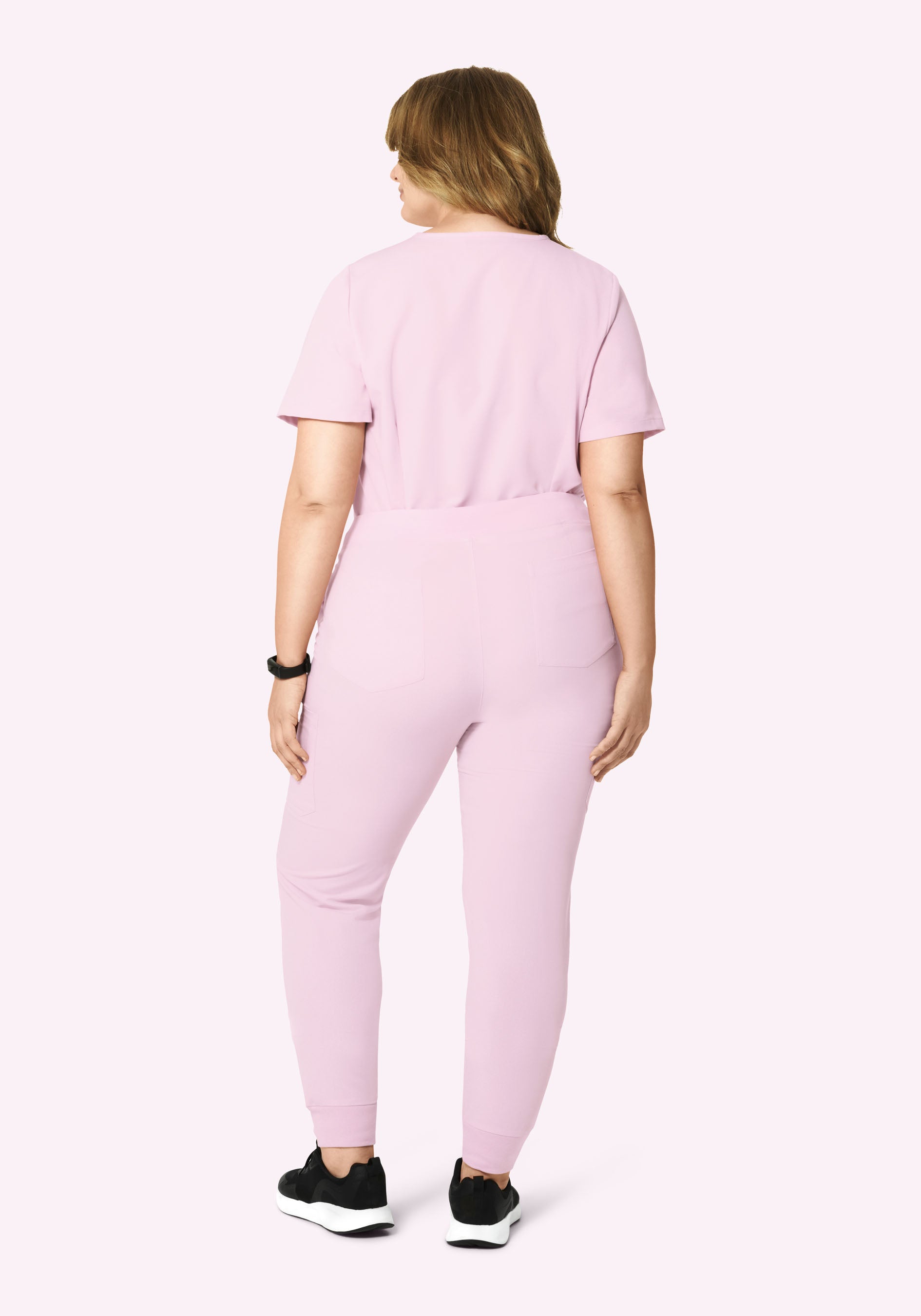 9 Pocket Joggers Misty Rose