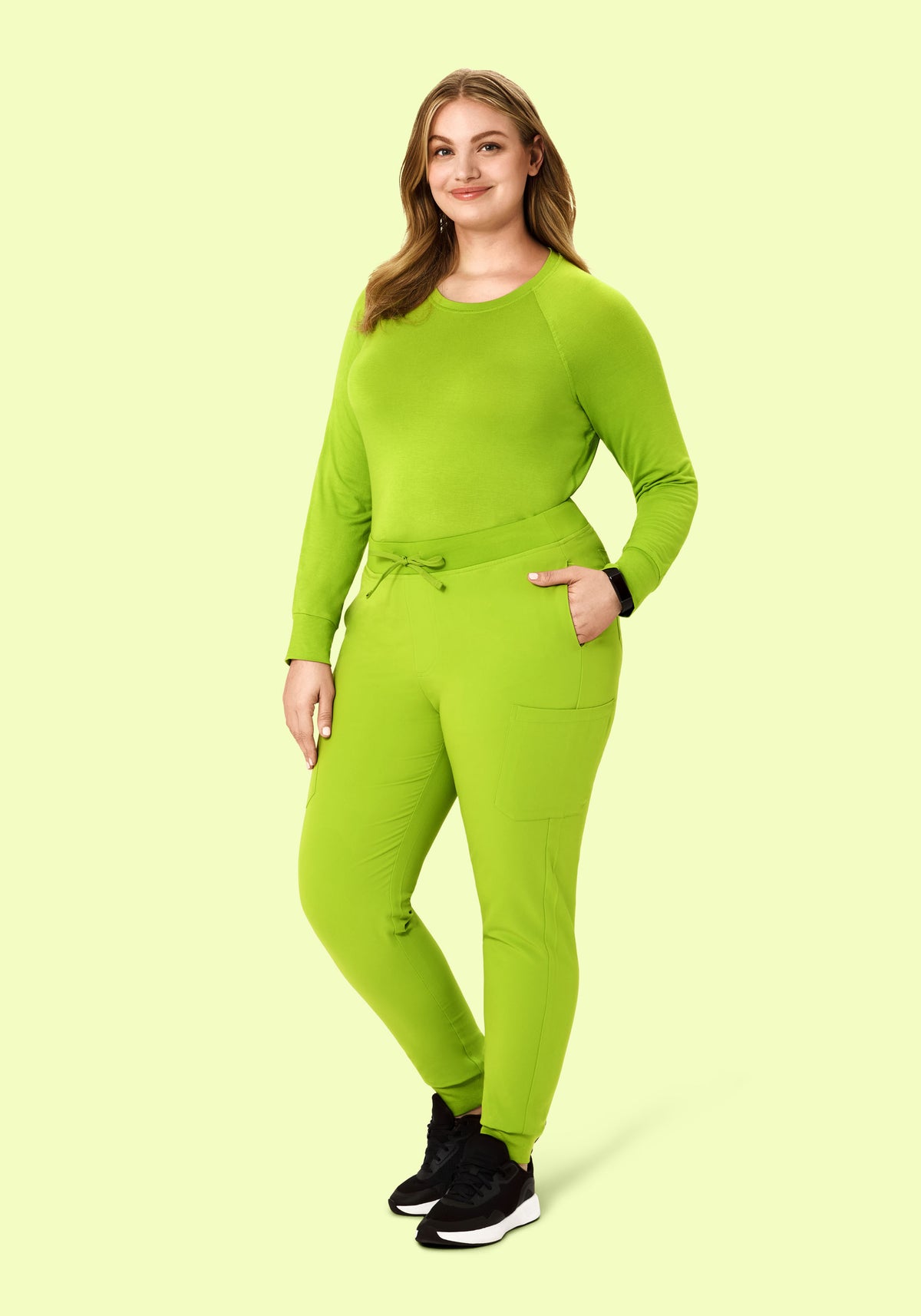 Women's Underscrubs Apple Green