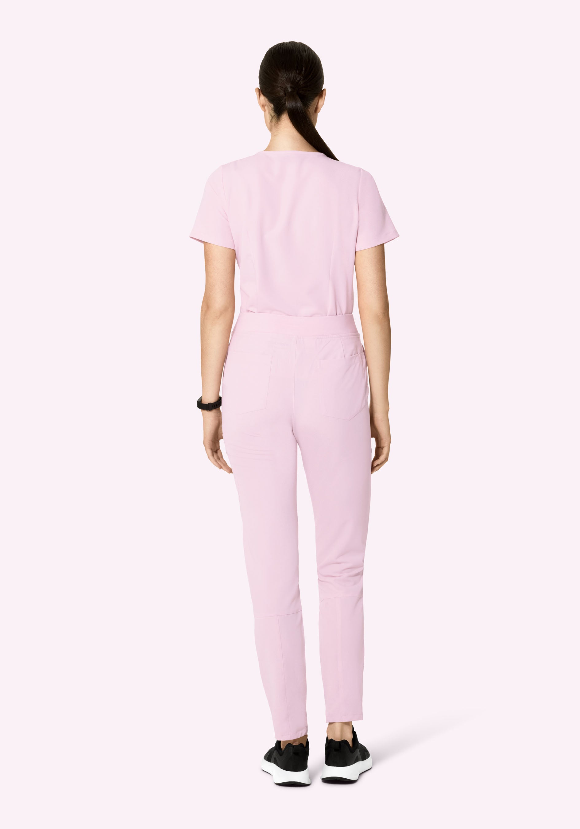 6 Pocket Slim Pants Misty Rose