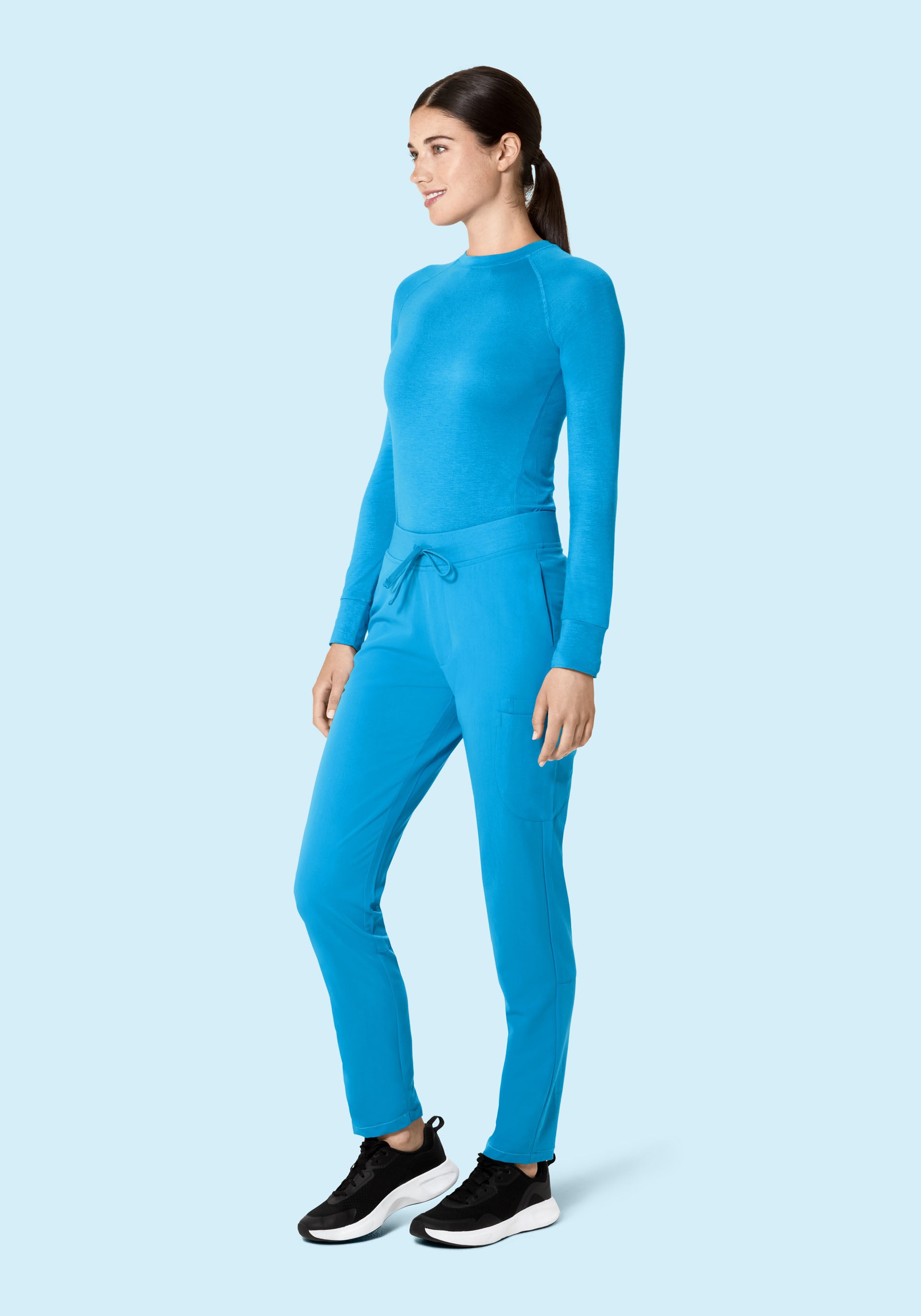 6 Pocket Slim Pants Horizon Blue