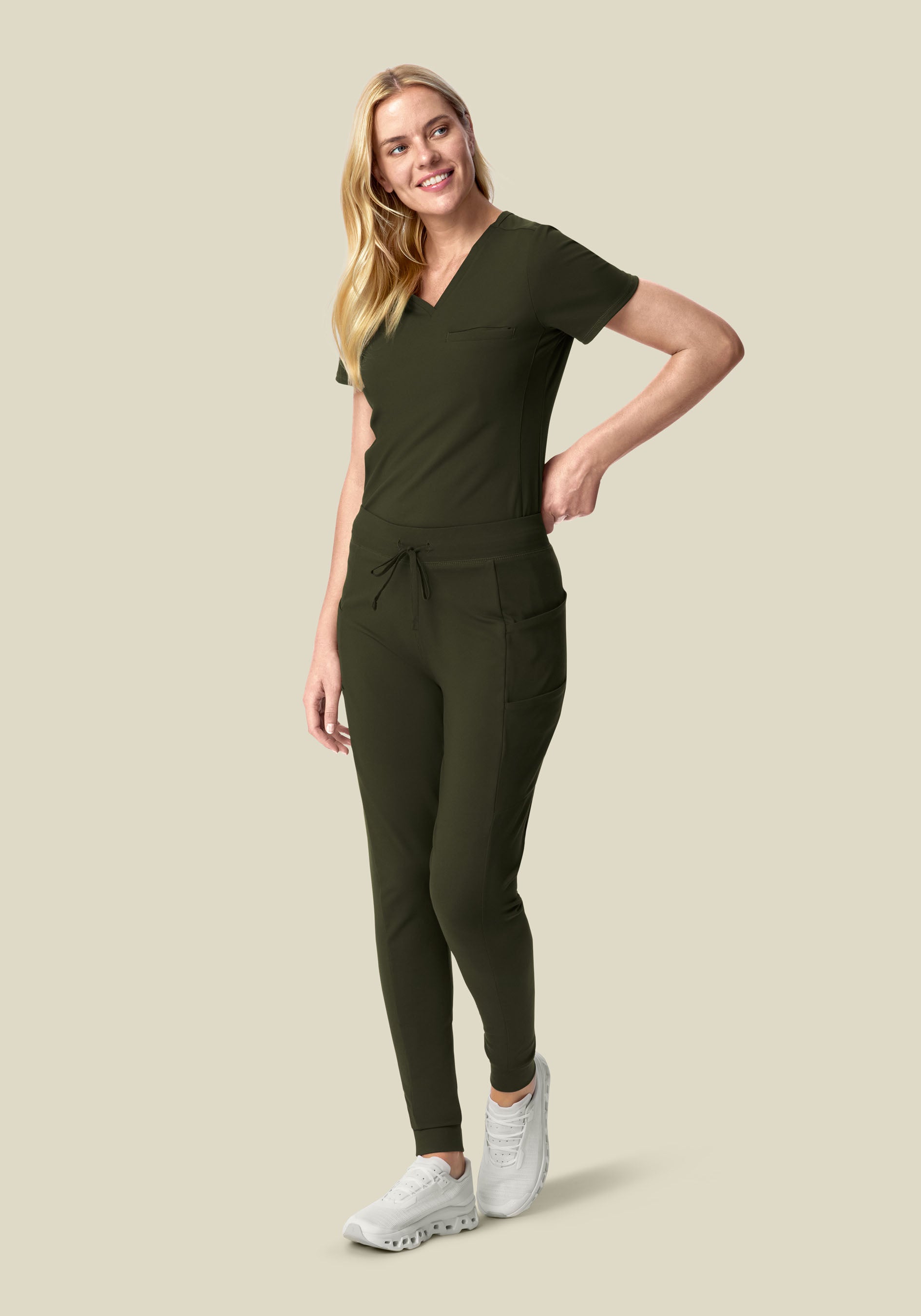 Soft Stretch Joggers Olive