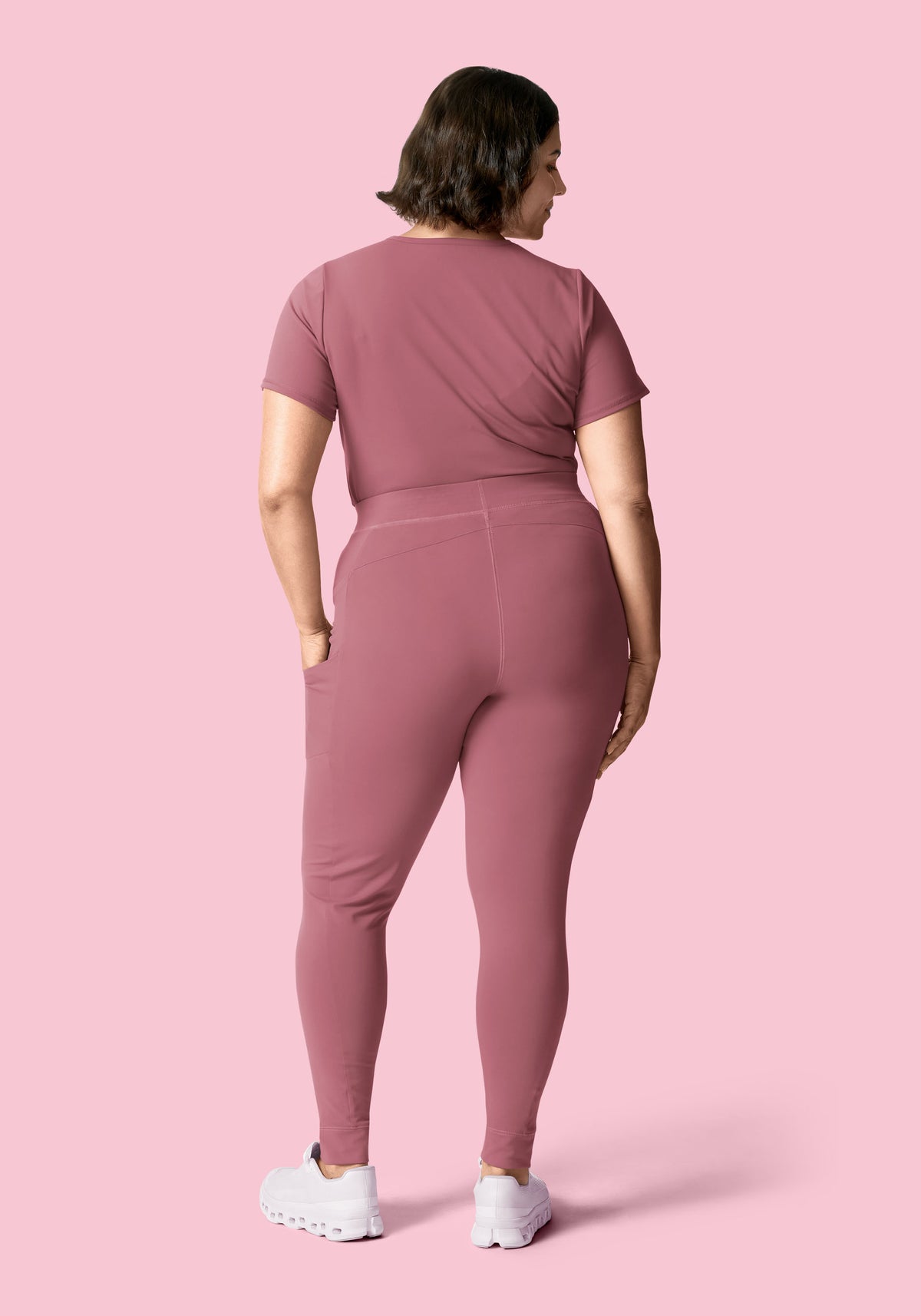 Soft Stretch Joggers Mauve