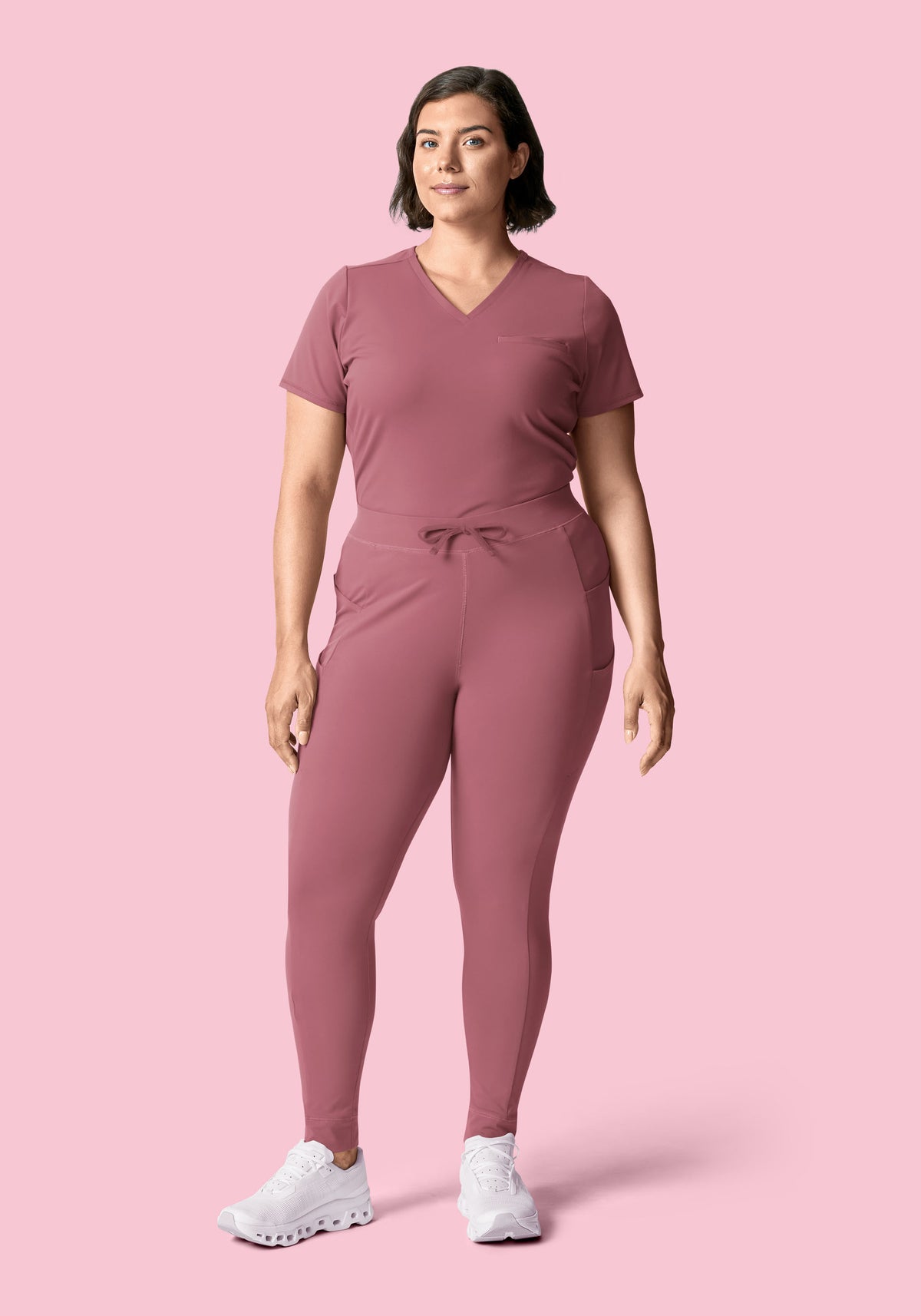 Soft Stretch Joggers Mauve