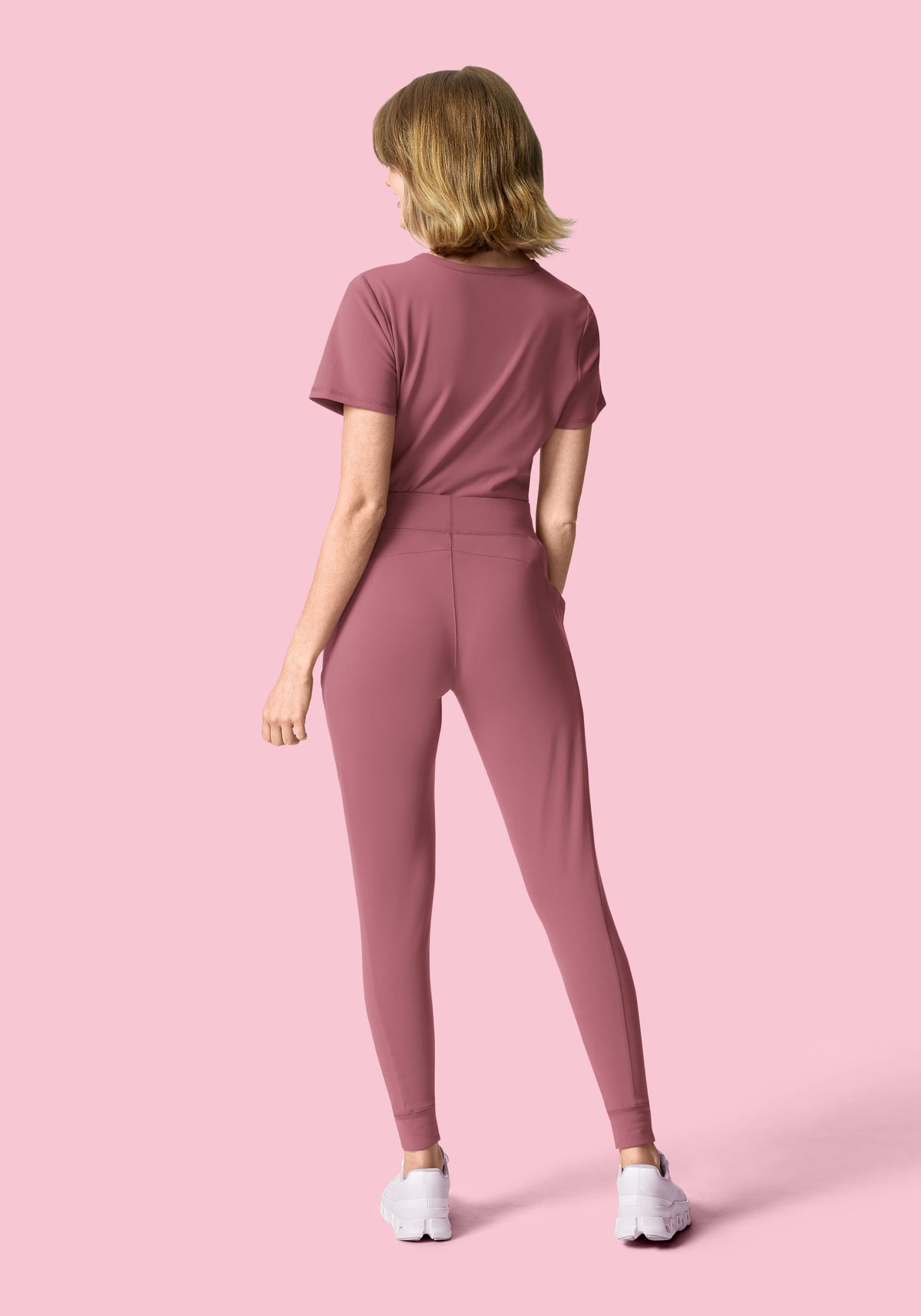 Soft Stretch Joggers Mauve
