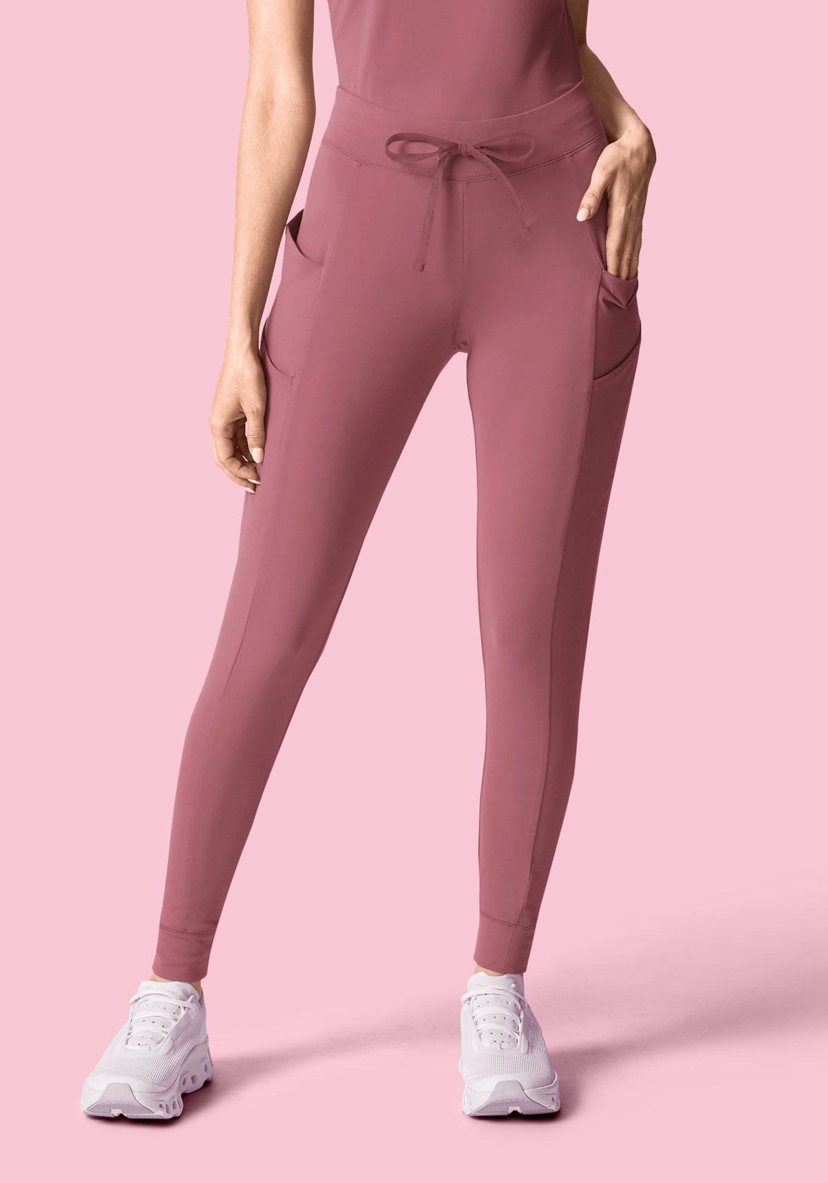 Soft Stretch Joggers Mauve