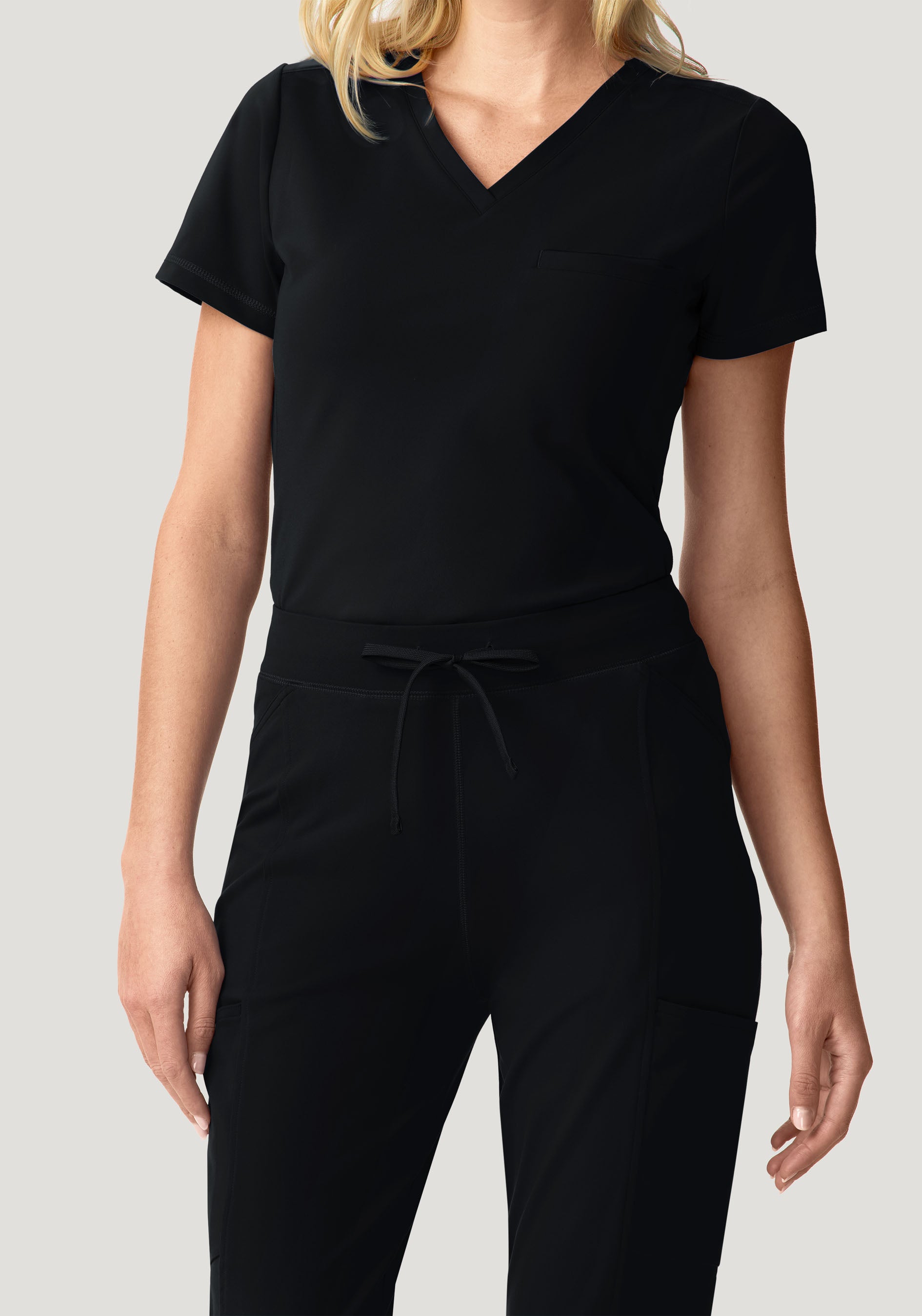 Soft Stretch Straight Leg Black