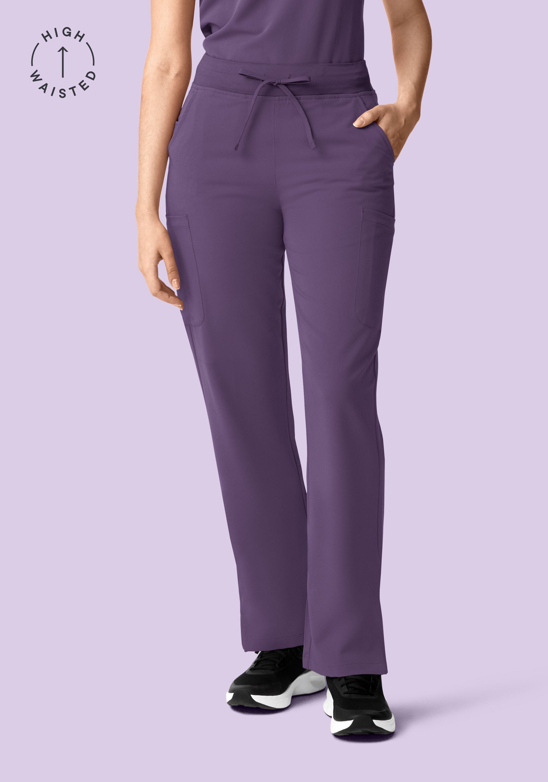 11 Pocket High Waisted Cargos Dewberry