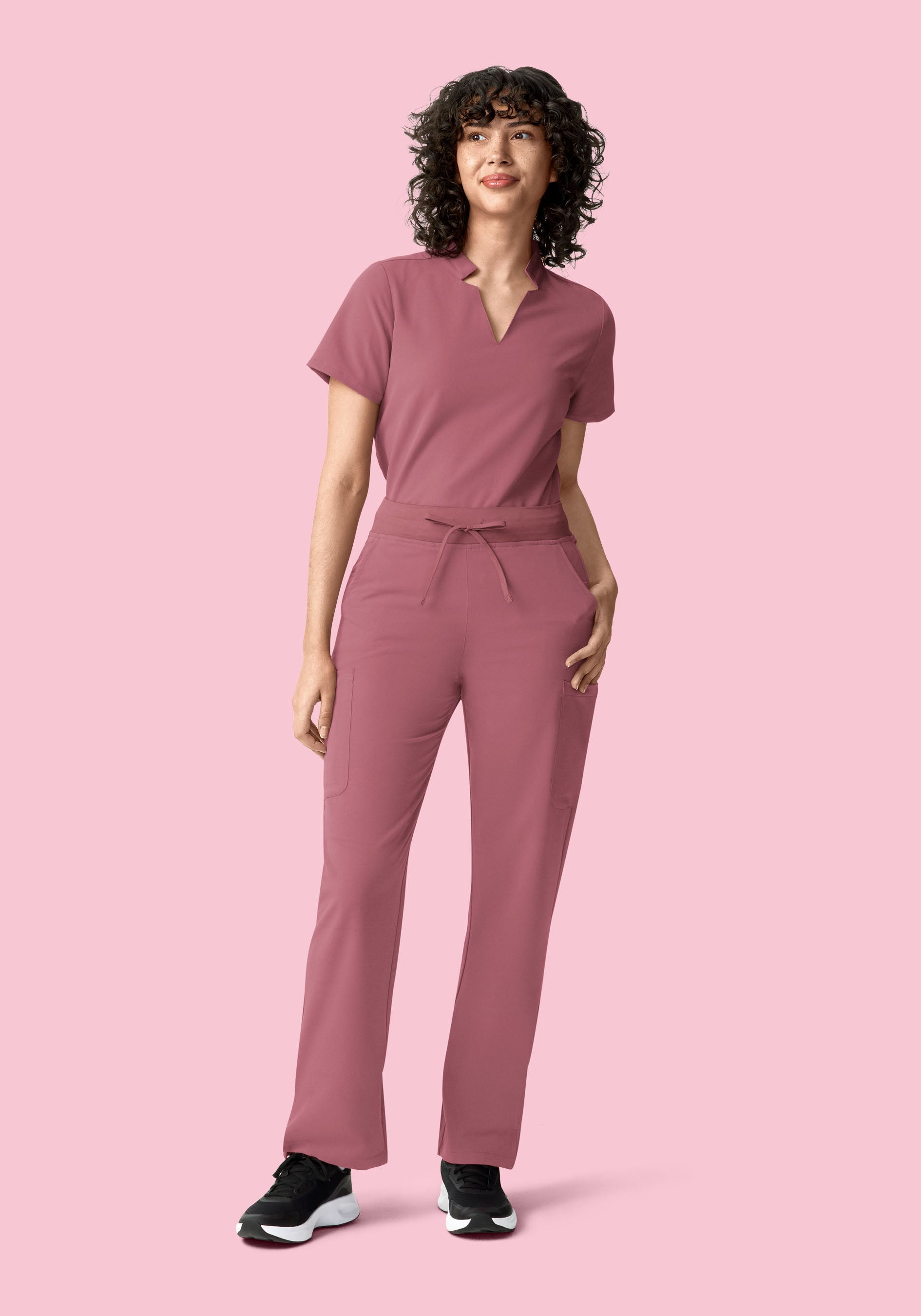 11 Pocket High Waisted Cargos Mauve
