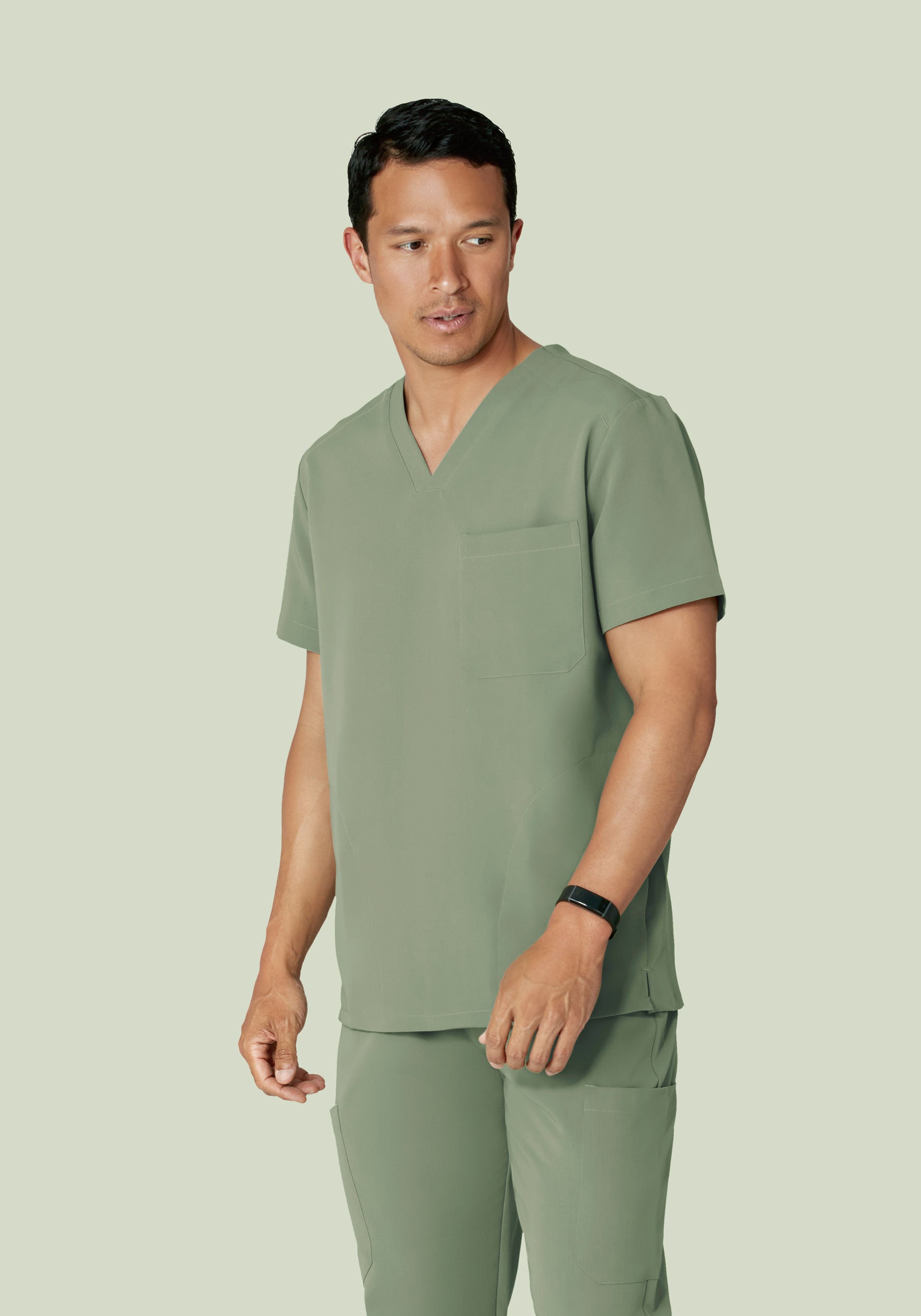 Three Pocket Top Cool Sage