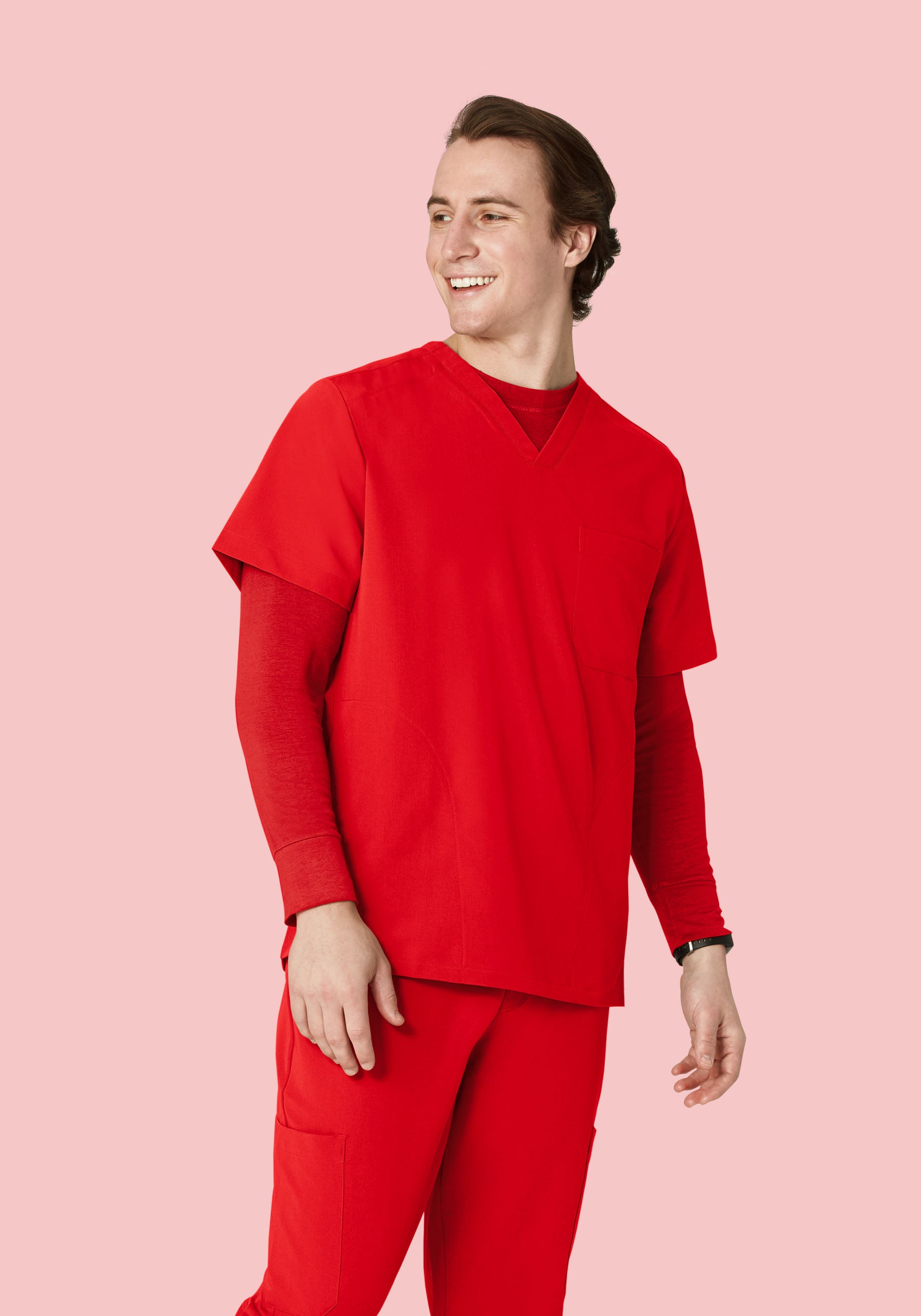 Men's Underscrubs Candy Red