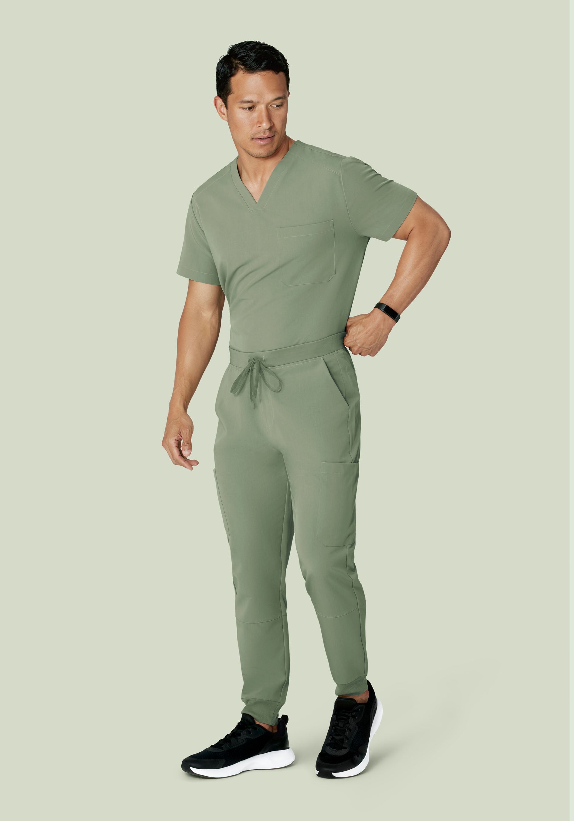 Three Pocket Top Cool Sage