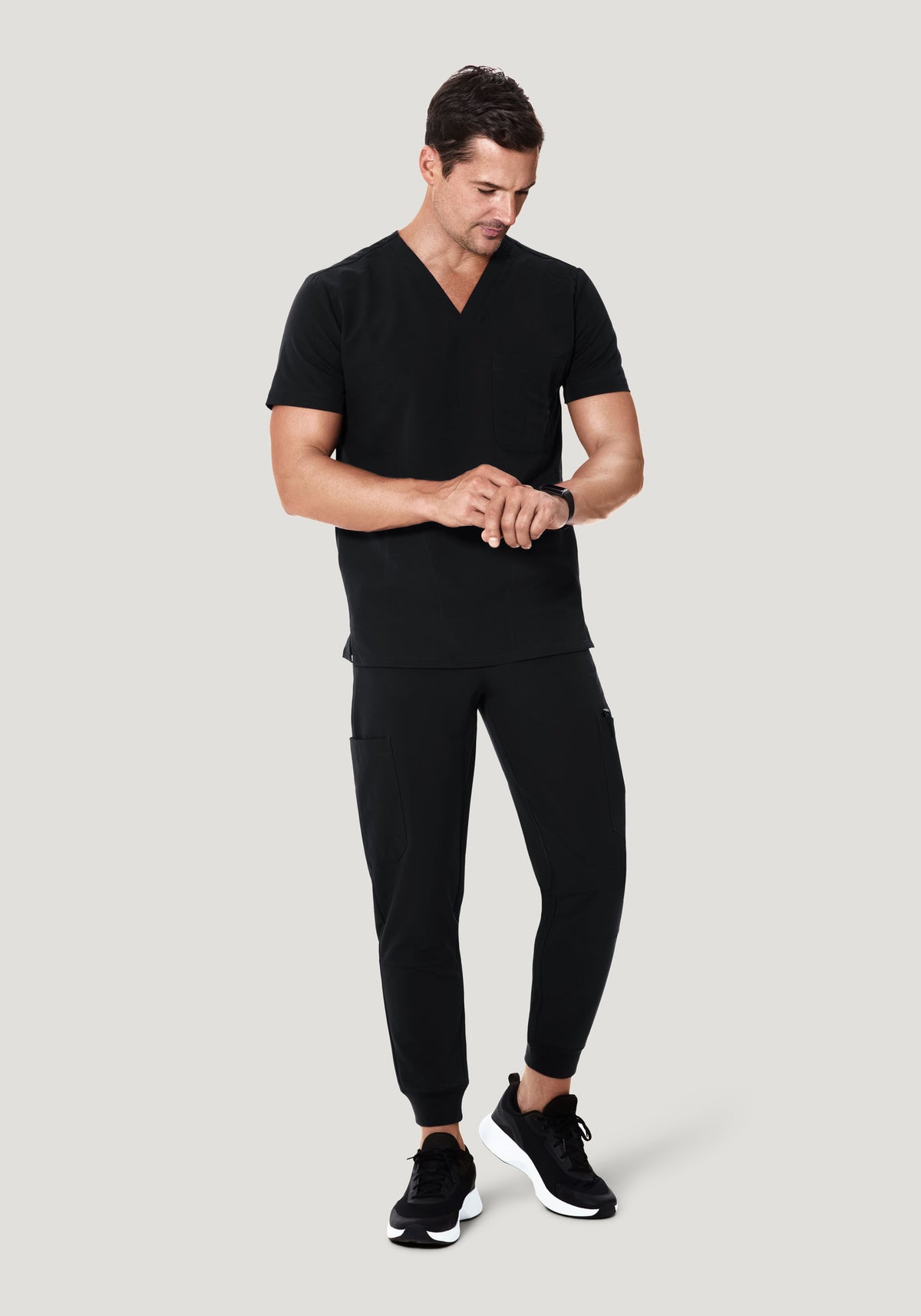 7 Pocket Joggers Black