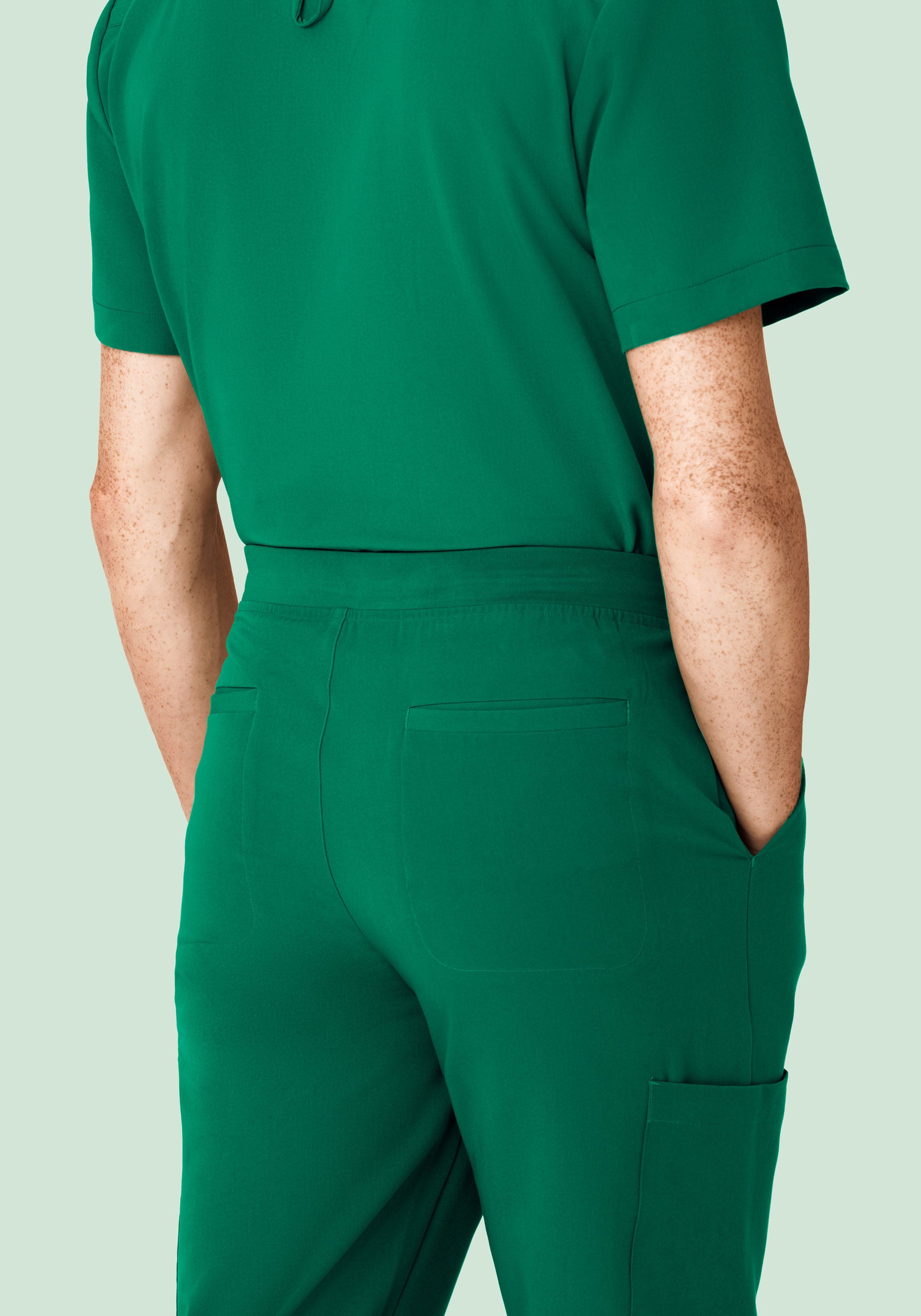 7 Pocket Joggers Envy Green