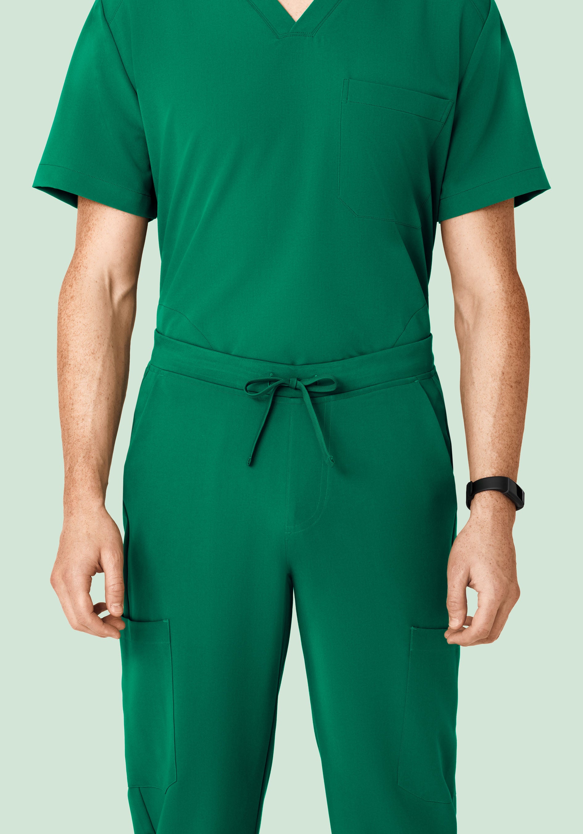 7 Pocket Joggers Envy Green