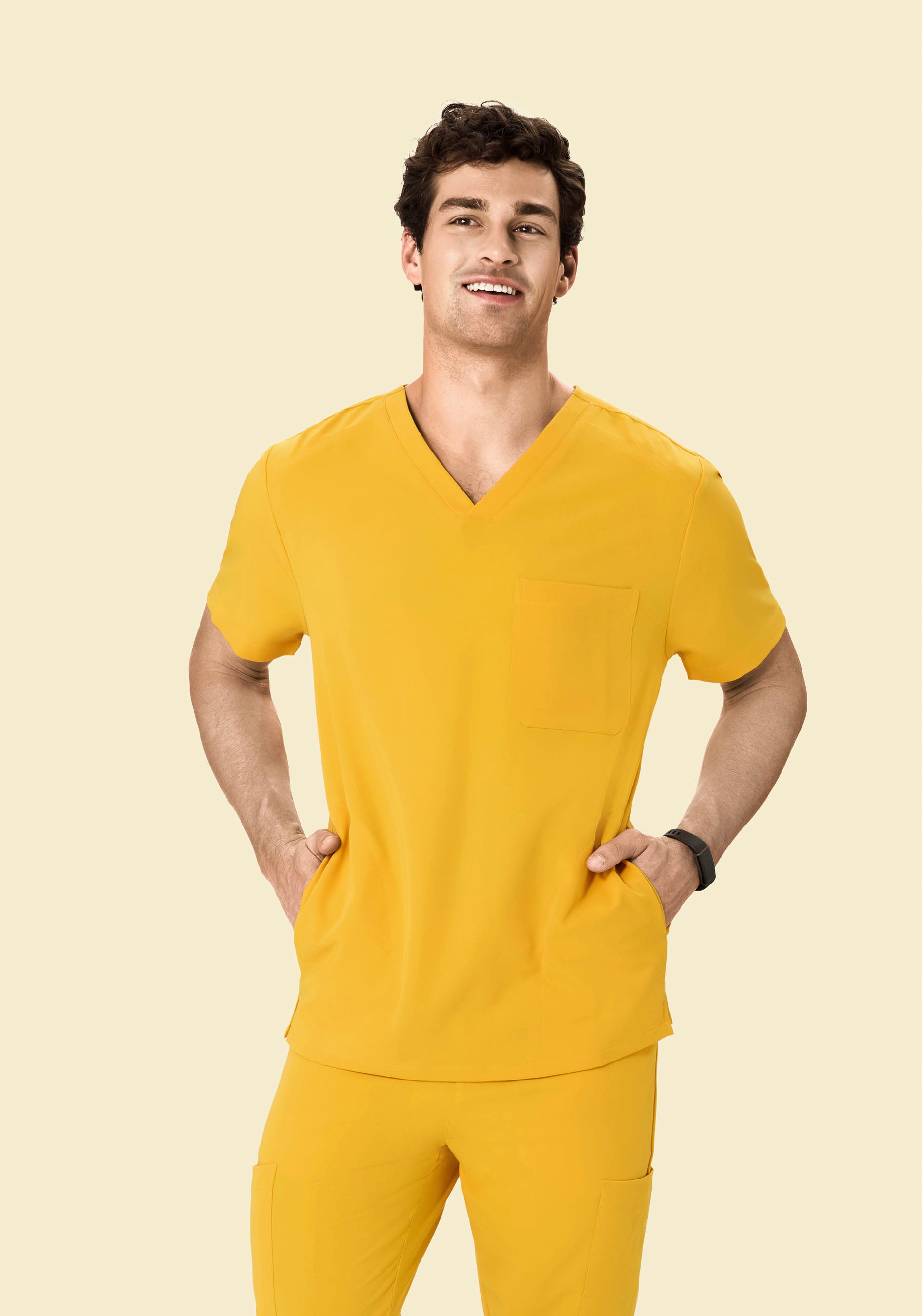 Three Pocket Top Dijon