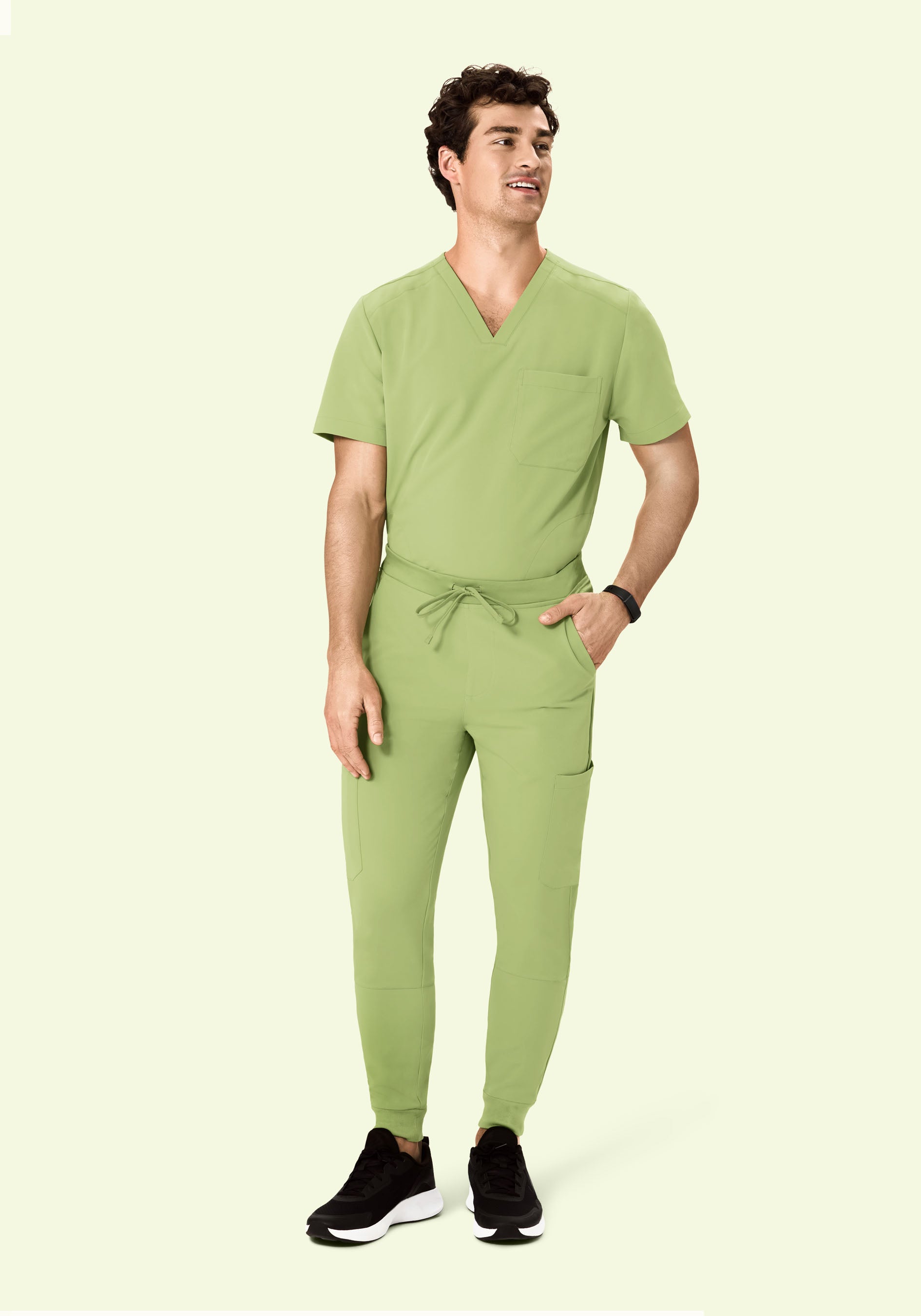 7 Pocket Joggers Fern