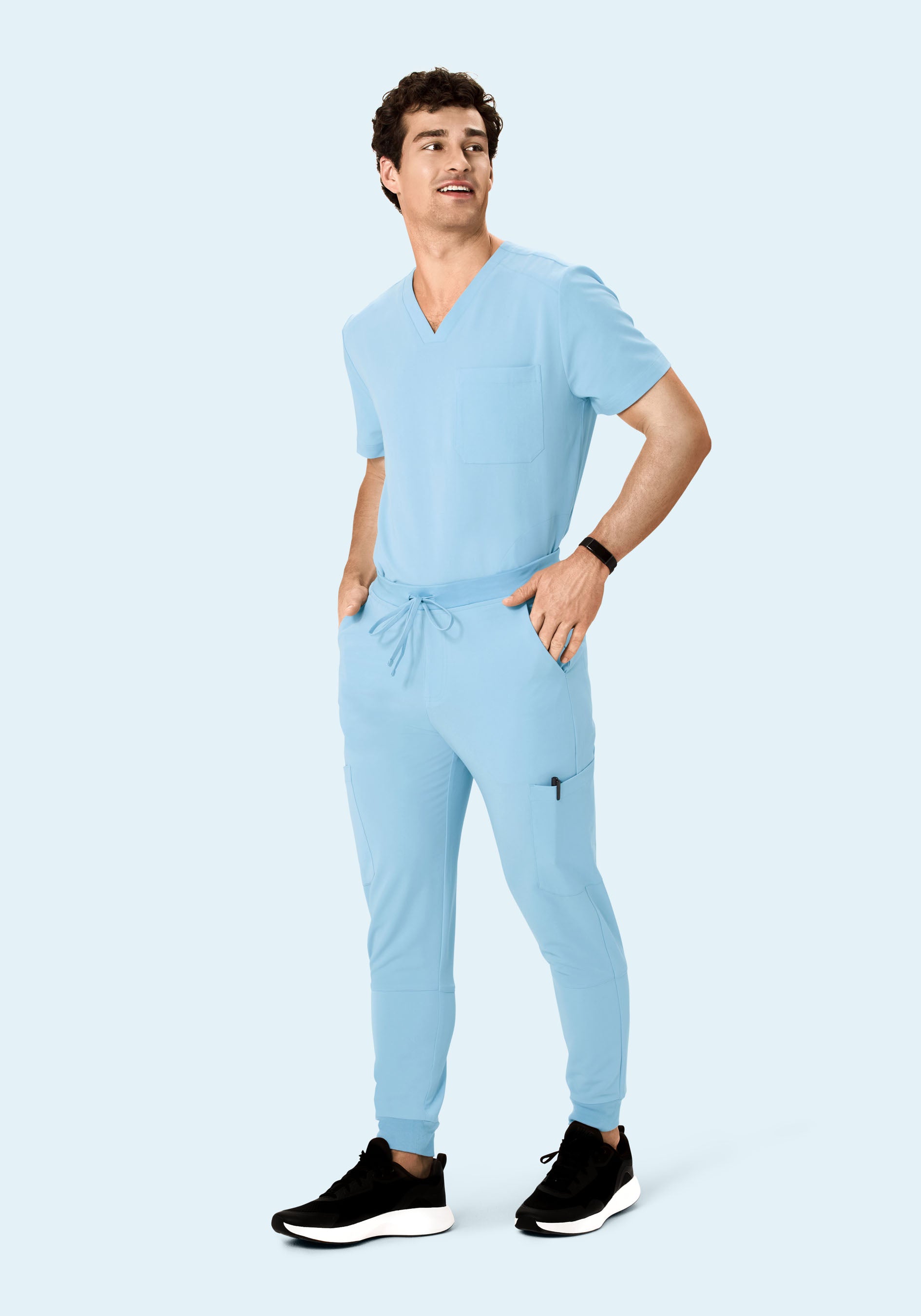 Three Pocket Top Nordic Blue