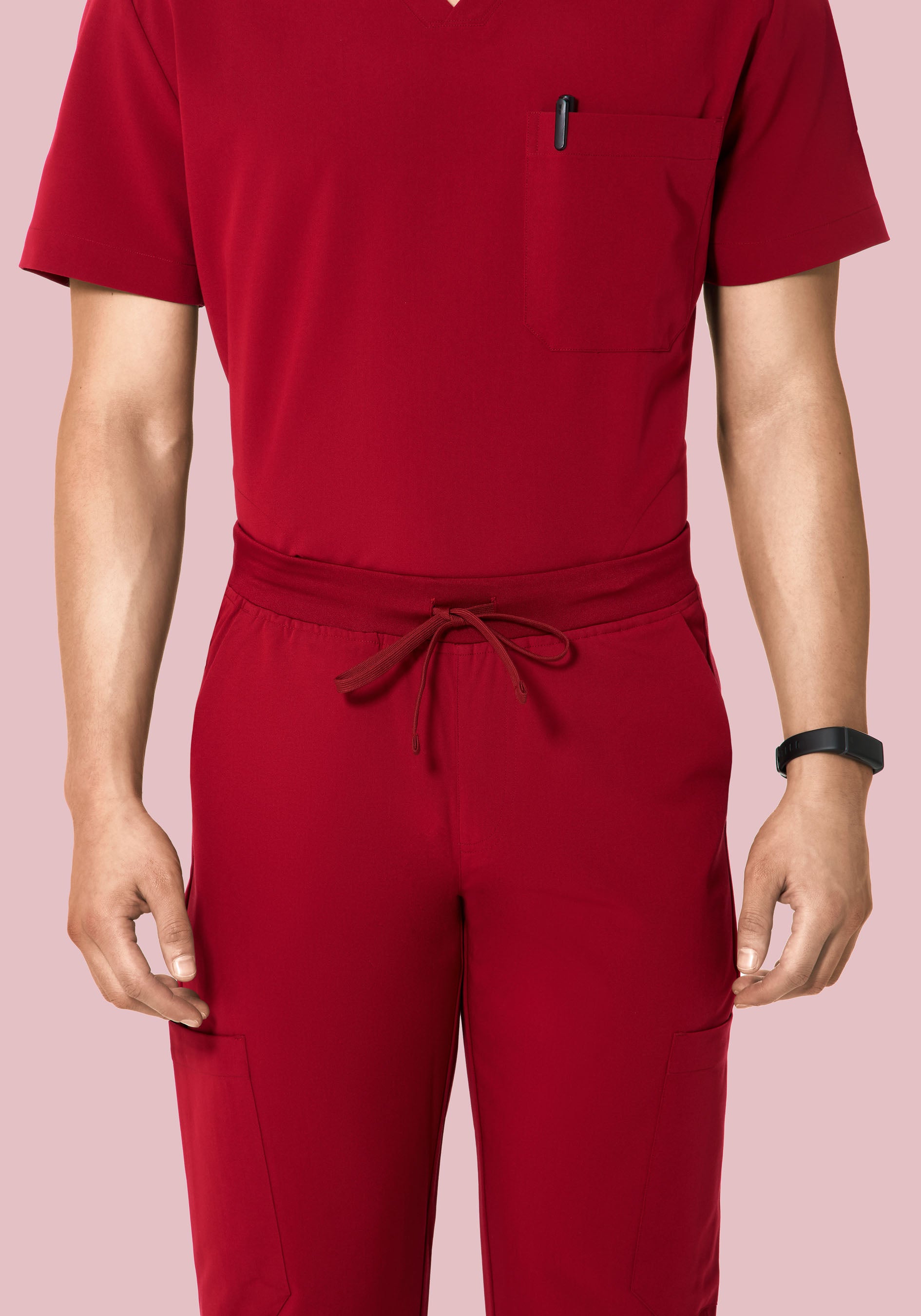 7 Pocket Joggers Cardinal