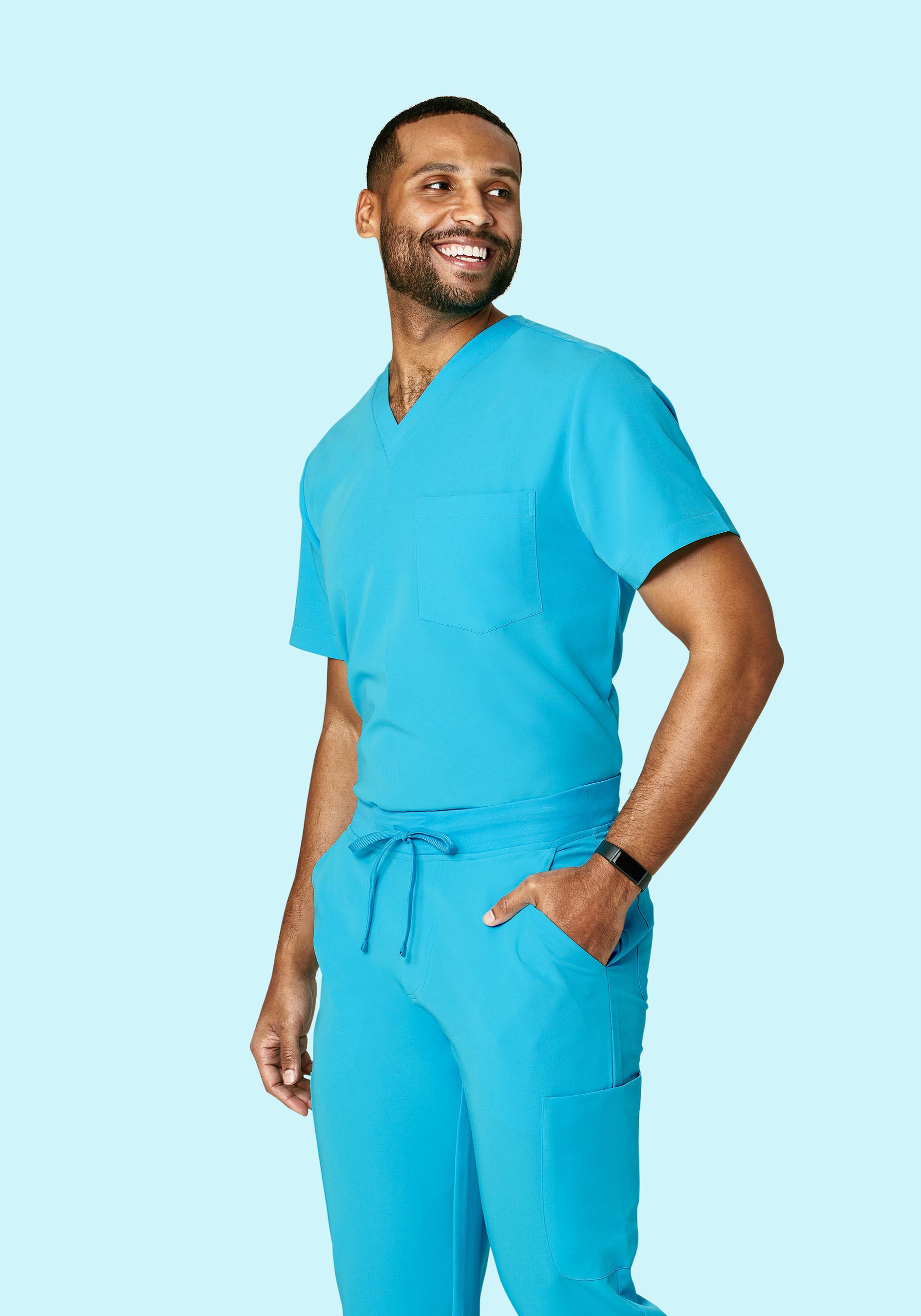 Two Pocket Top Pacific Blue