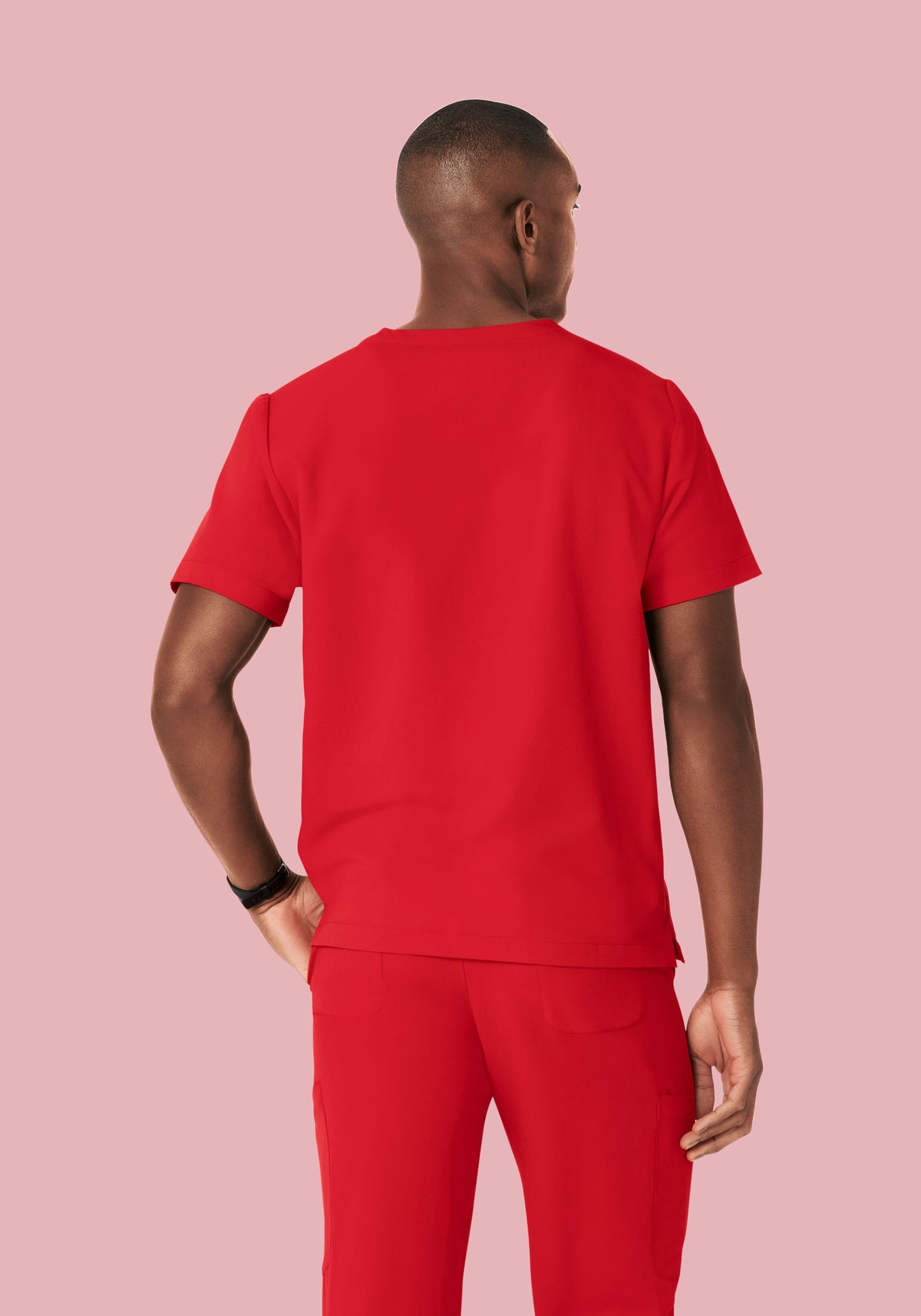 Two Pocket Top Poppy Red